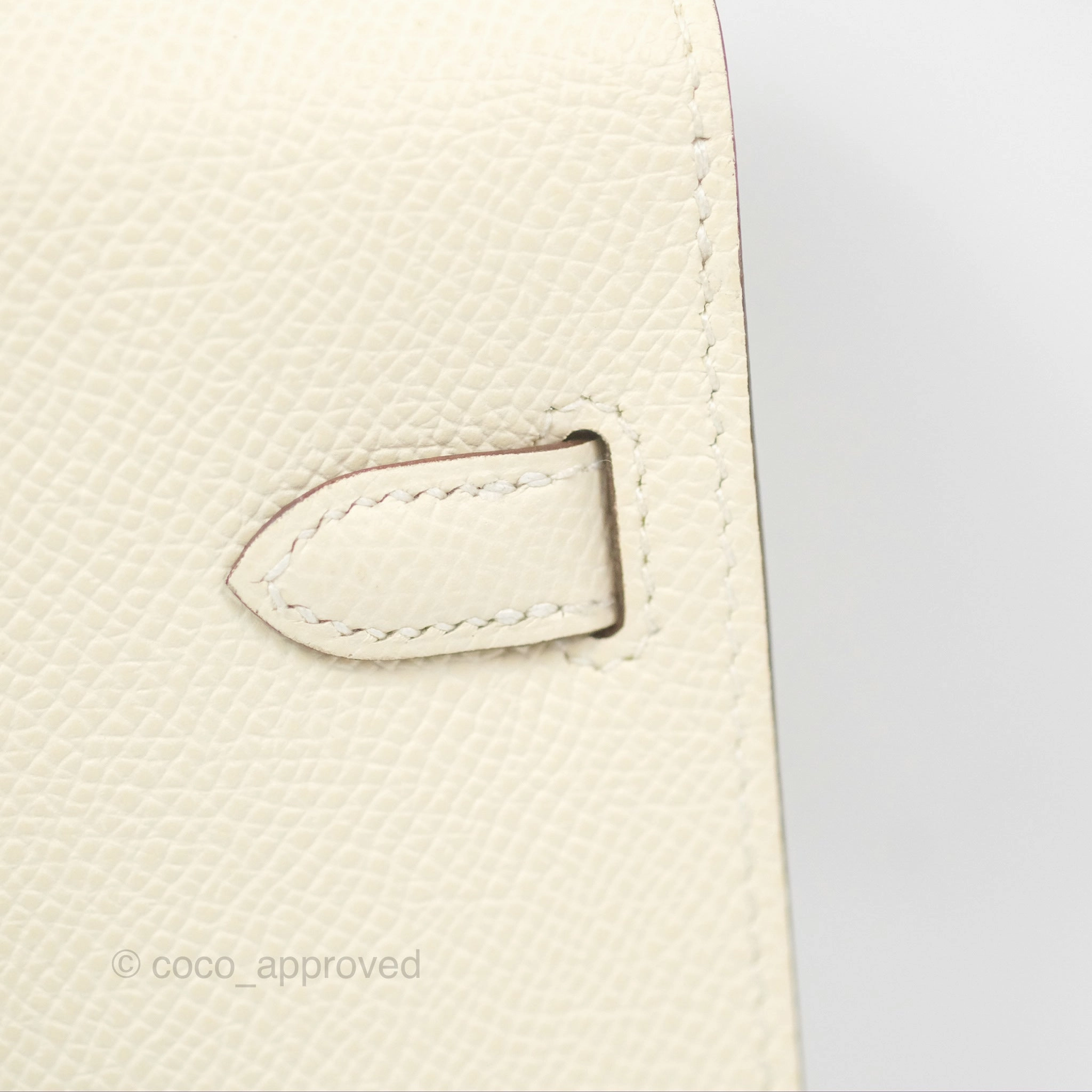 Herms Kelly To Go Wallet Nata / Jaune Poussin Epsom Gold Hardware