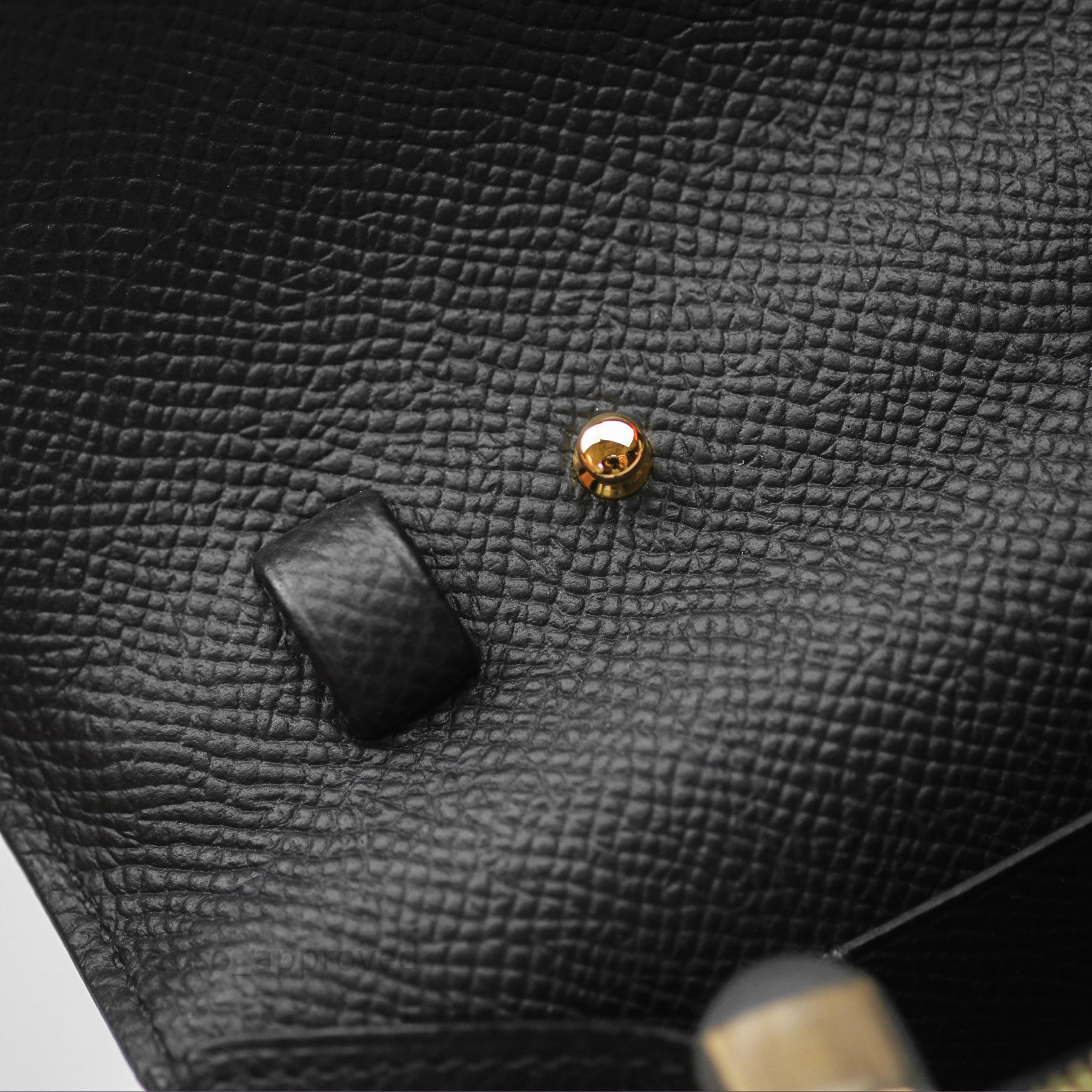 Herms Kelly To Go Wallet Noir 89 Epsom Gold Hardware