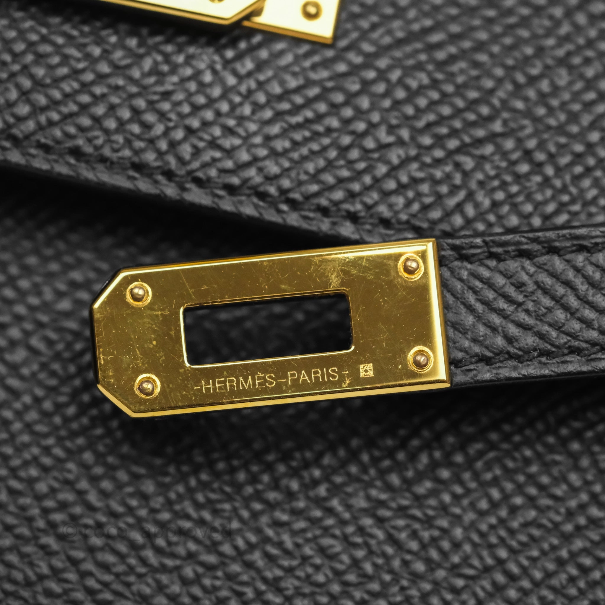 Herms Kelly Wallet Black Noir 89 Epsom Gold Hardware