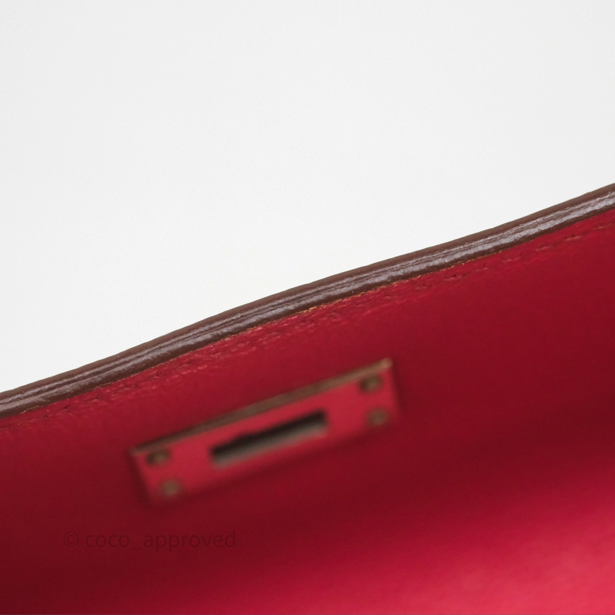Herms Kelly Wallet Pink Chevre Mysore Palladium Hardware