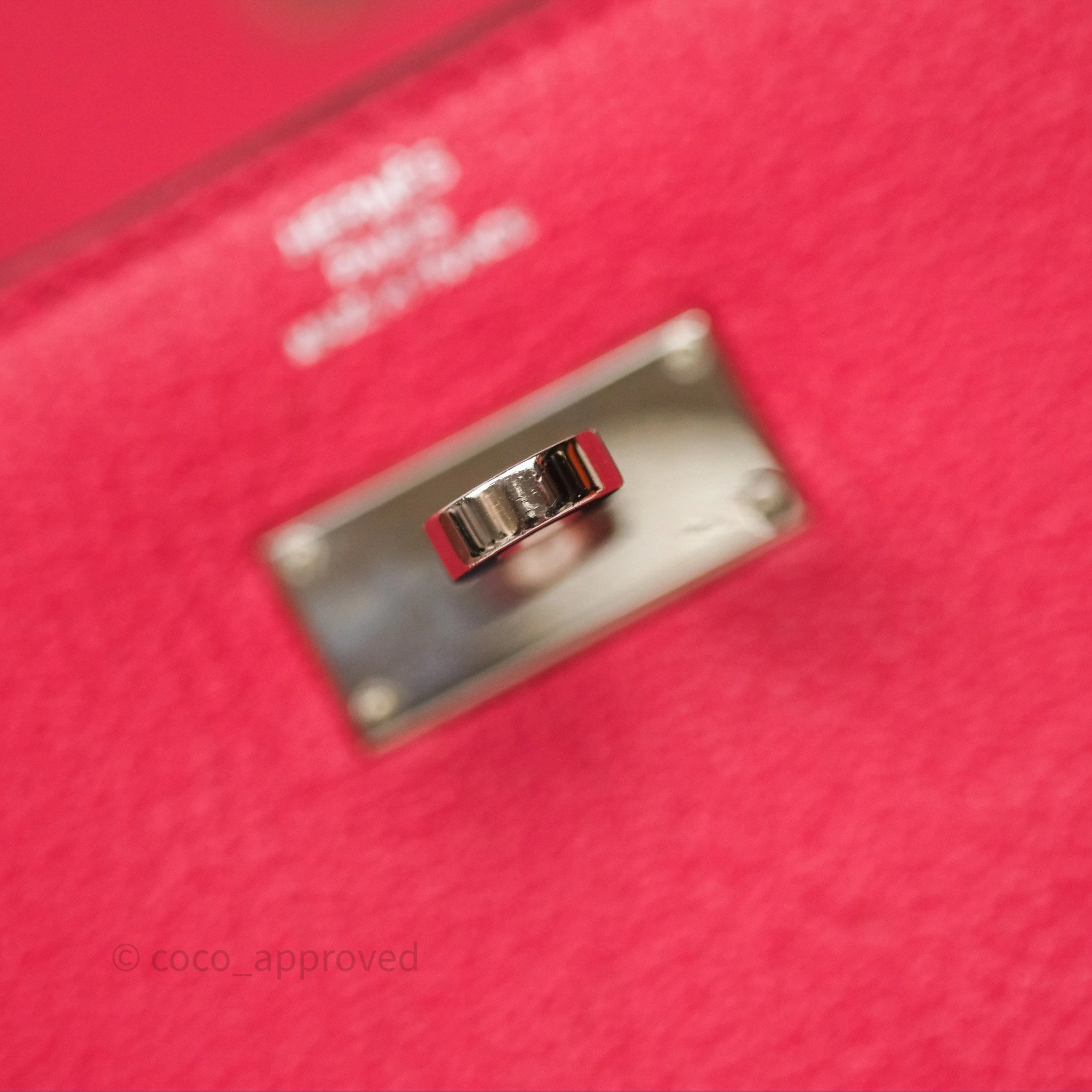 Herms Kelly Wallet Pink Chevre Mysore Palladium Hardware