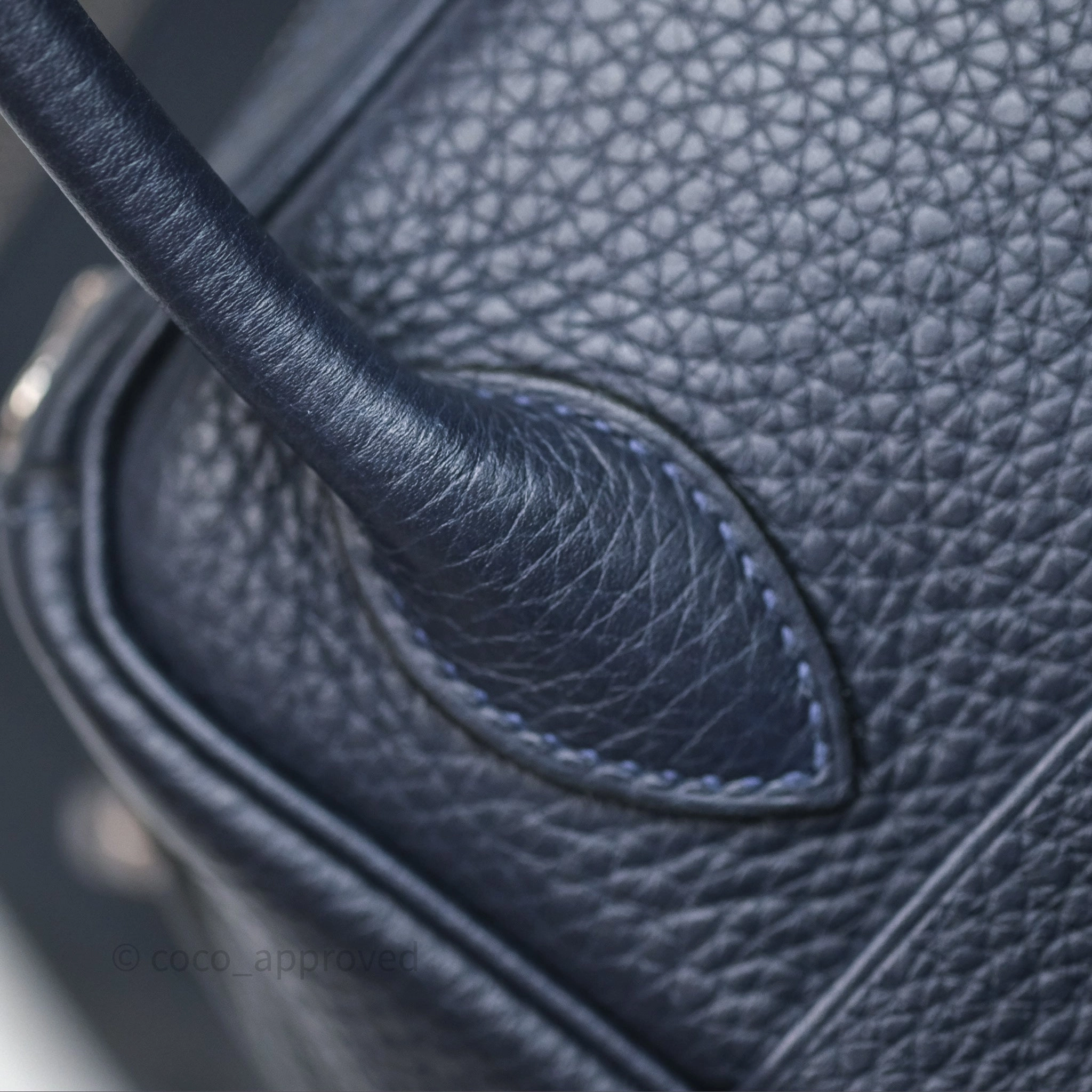 Herms Lindy 26 Bleu Nuit 2Z Clemence Palladium Hardware