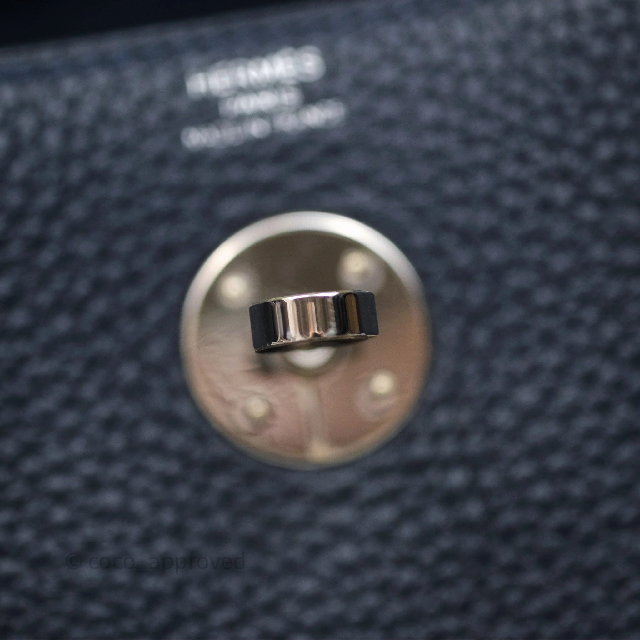 Herms Lindy 26 Bleu Nuit 2Z Clemence Palladium Hardware