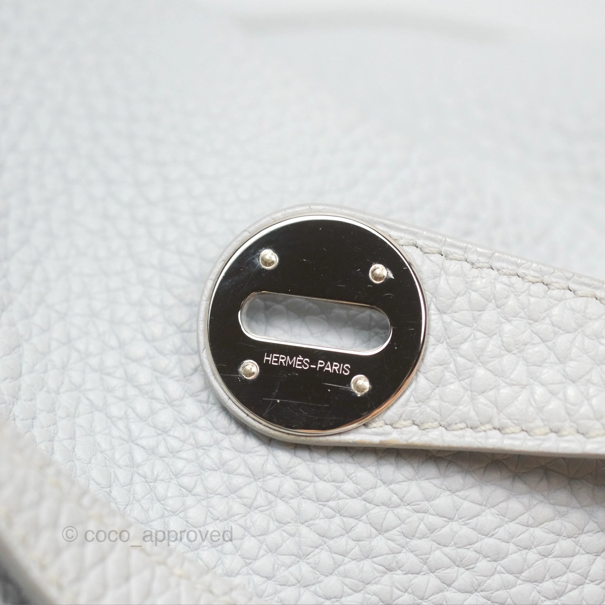 Herms Lindy 26 Blue Glacier 8U Taurillon Clemence Palladium Hardware