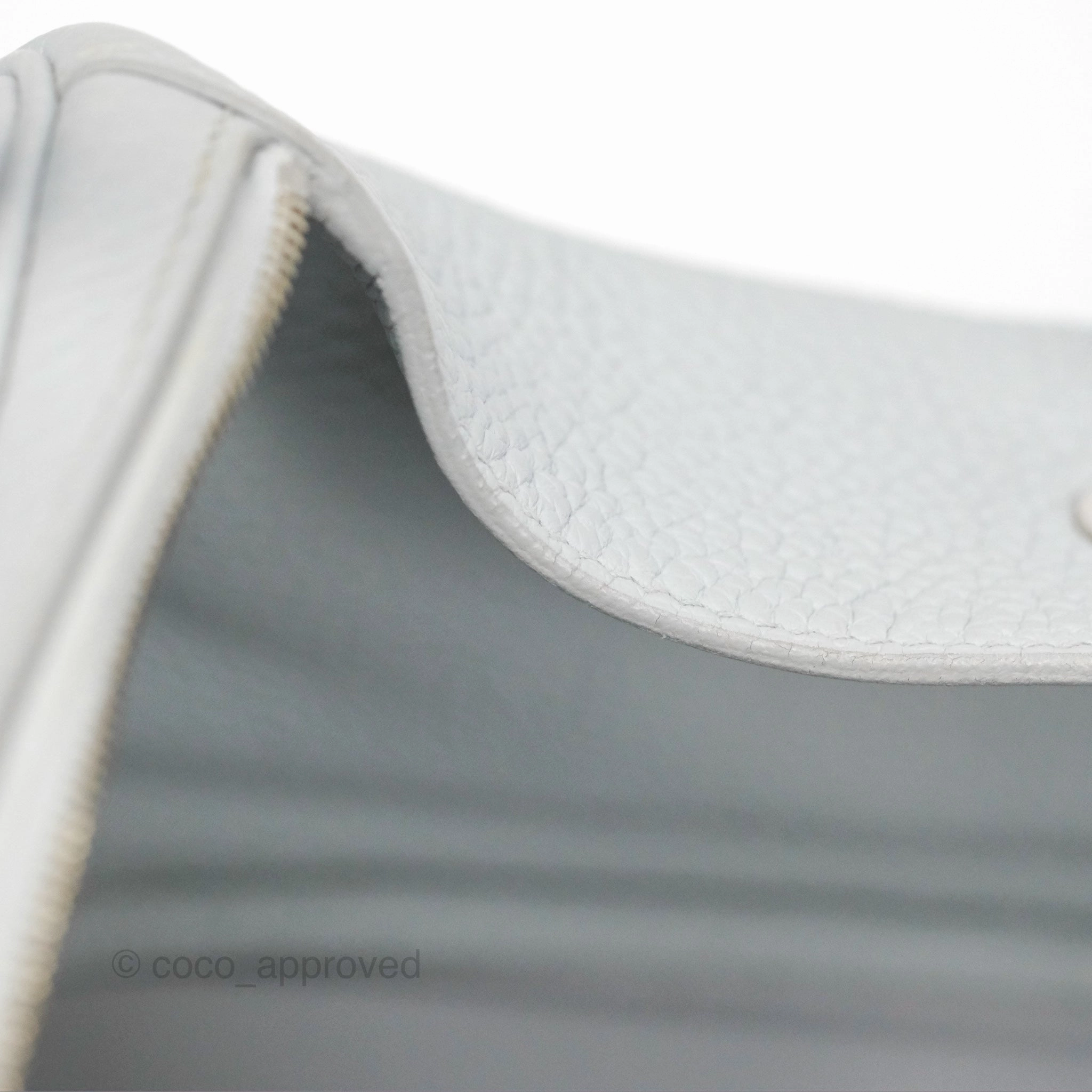 Herms Lindy 26 Blue Glacier 8U Taurillon Clemence Palladium Hardware