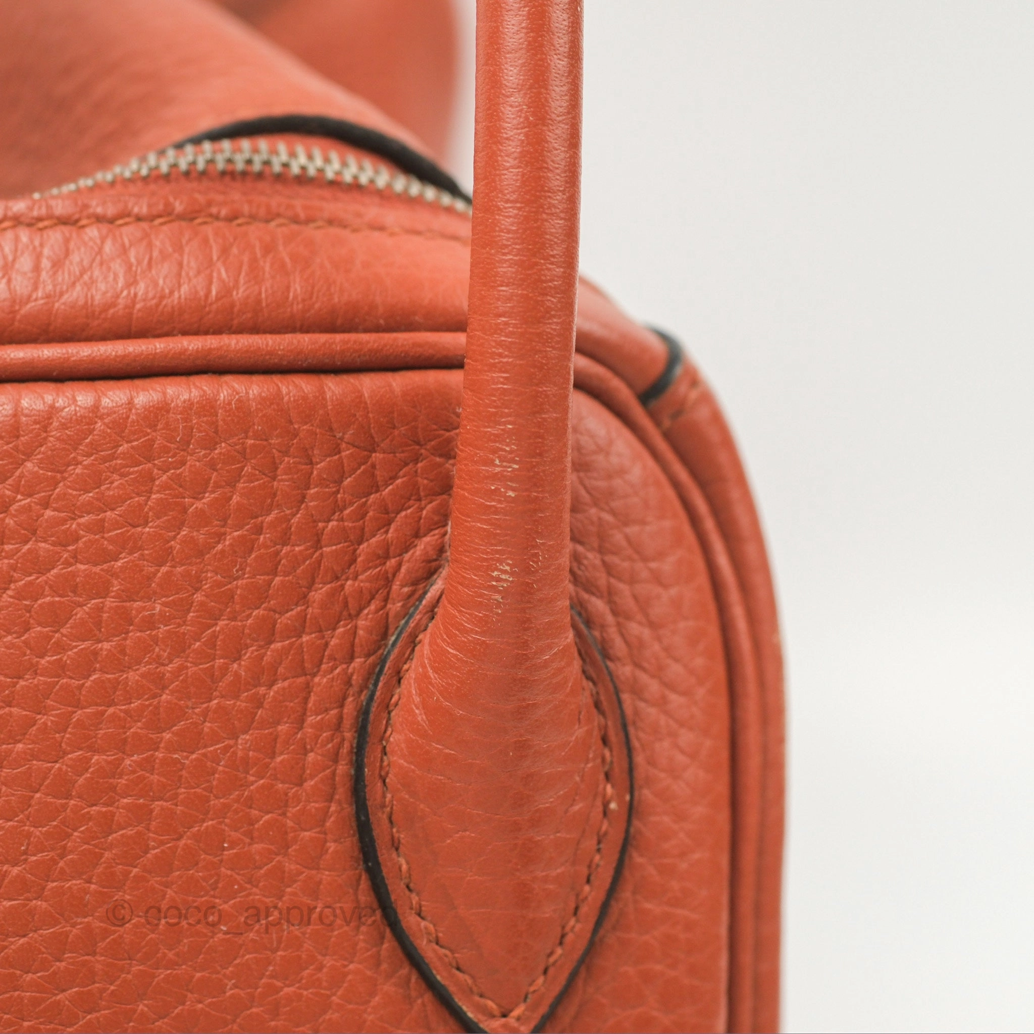 Herms Lindy 26 Cuivre Clemence Palladium Hardware