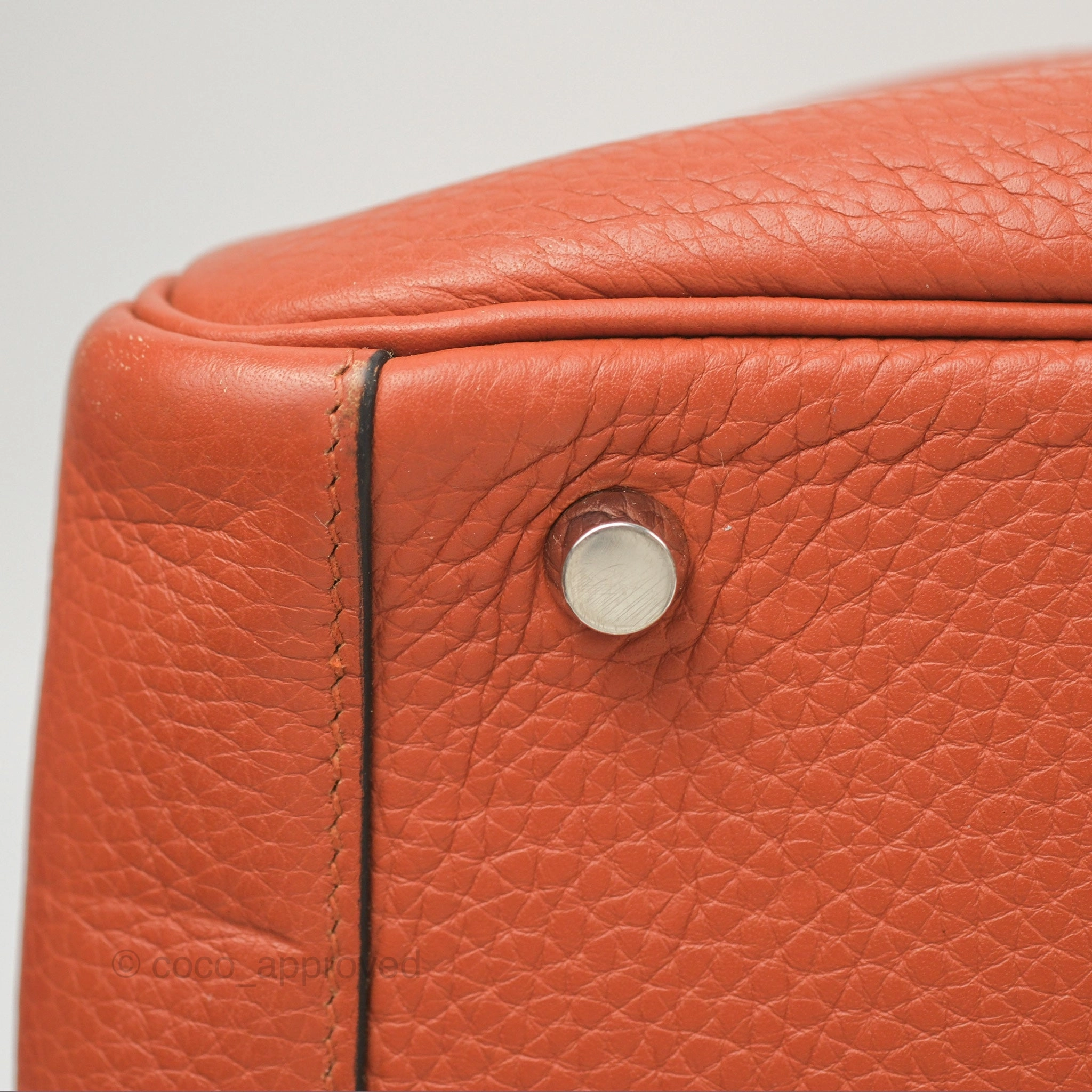 Herms Lindy 26 Cuivre Clemence Palladium Hardware