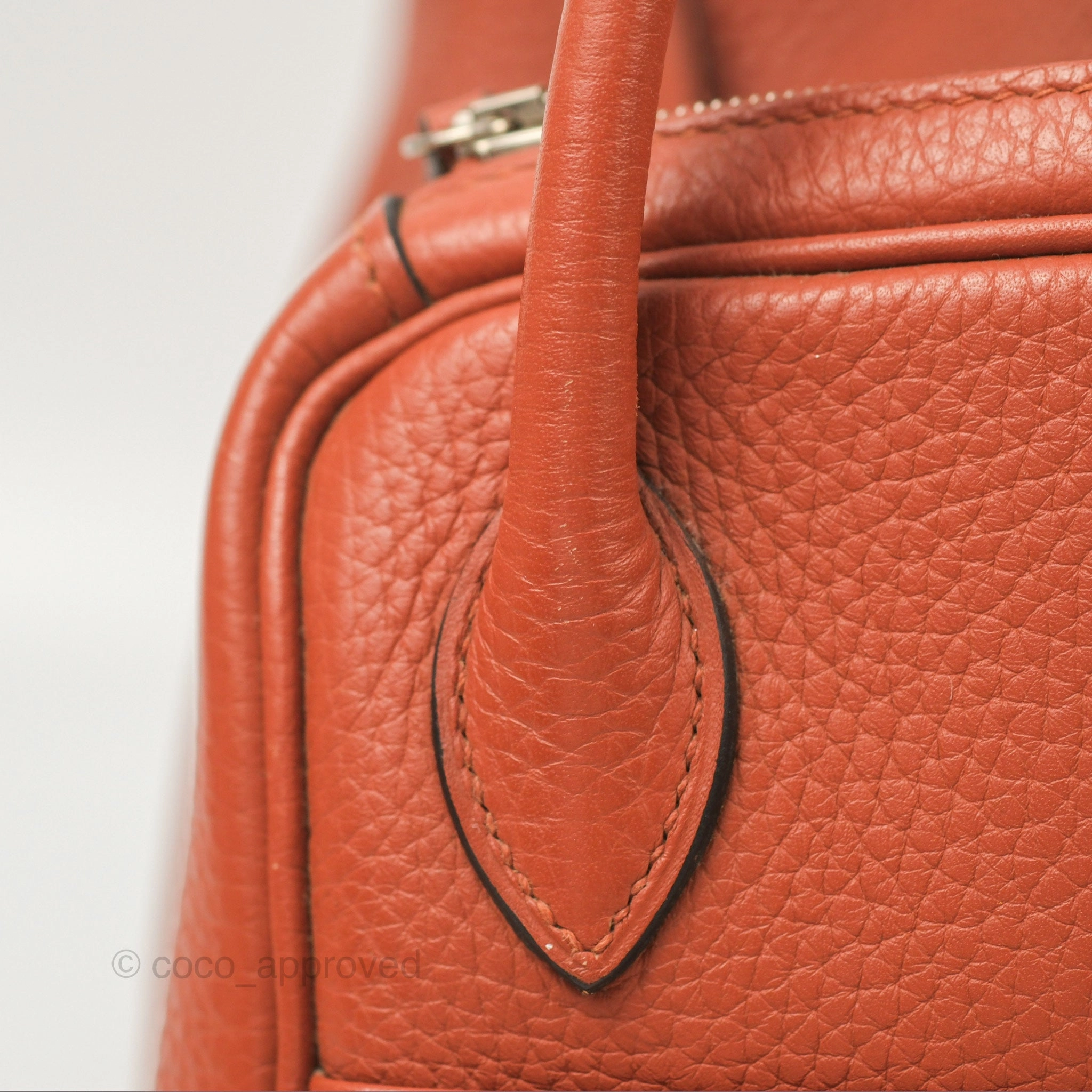 Herms Lindy 26 Cuivre Clemence Palladium Hardware