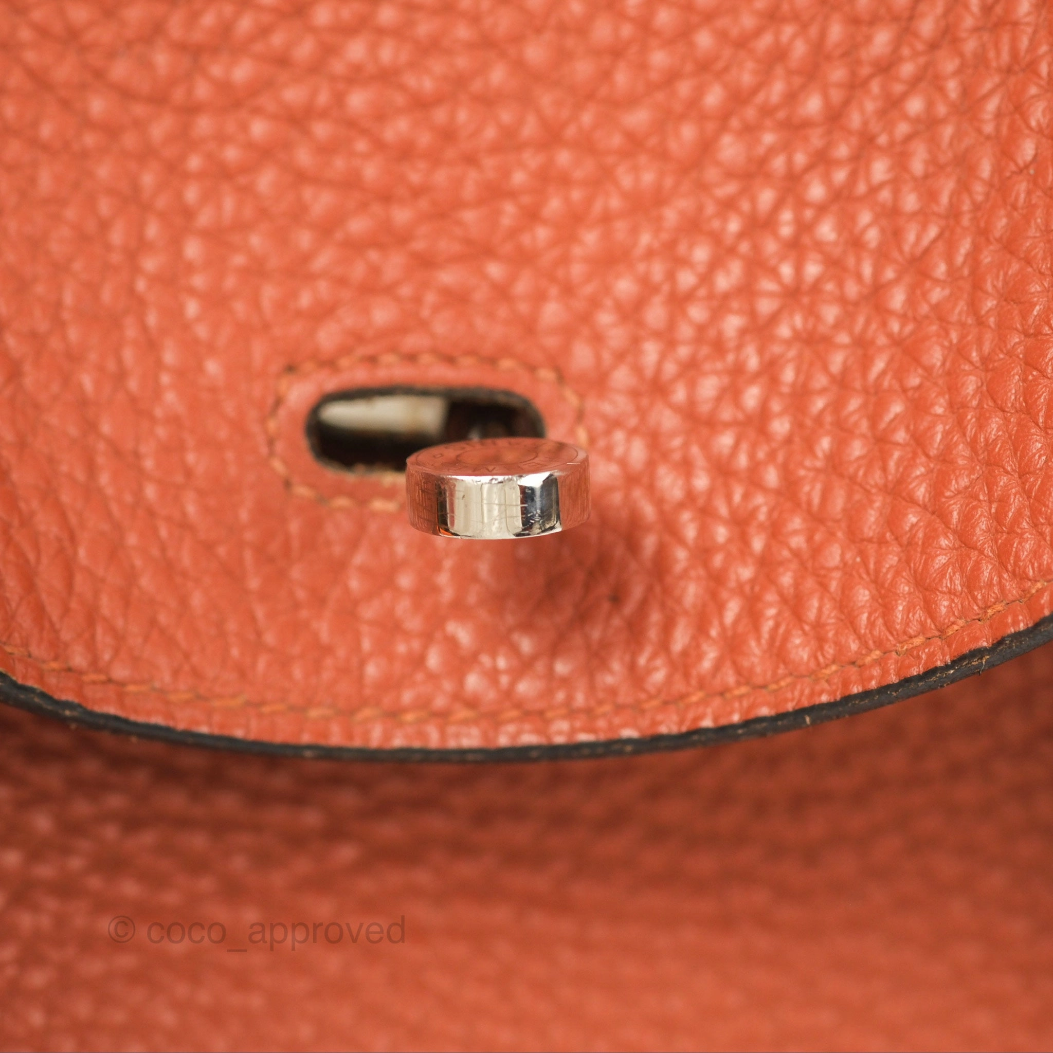 Herms Lindy 26 Cuivre Clemence Palladium Hardware