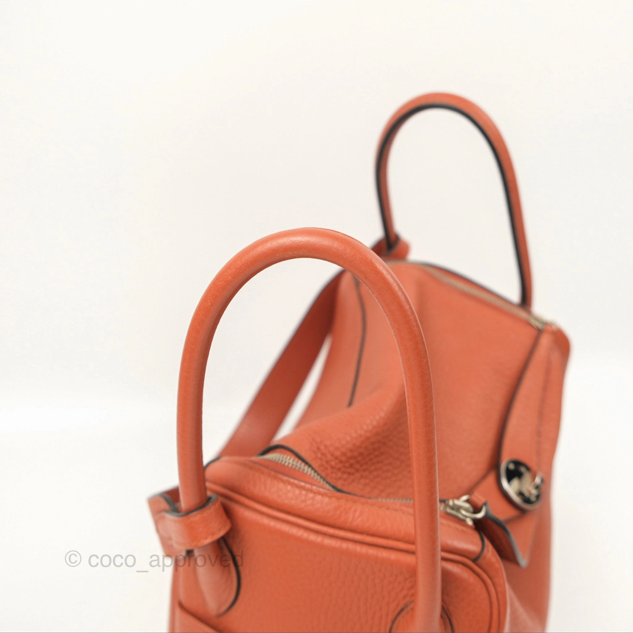 Herms Lindy 26 Cuivre Clemence Palladium Hardware