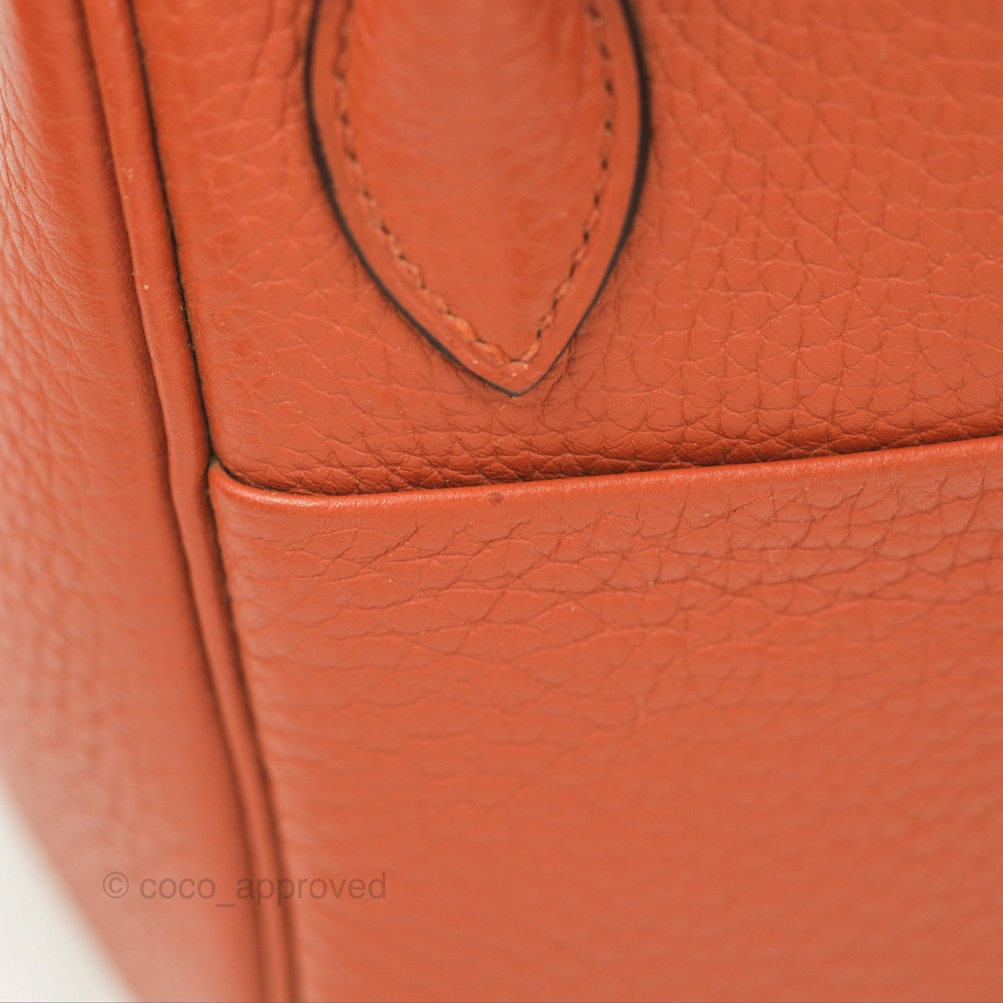 Herms Lindy 26 Cuivre Clemence Palladium Hardware