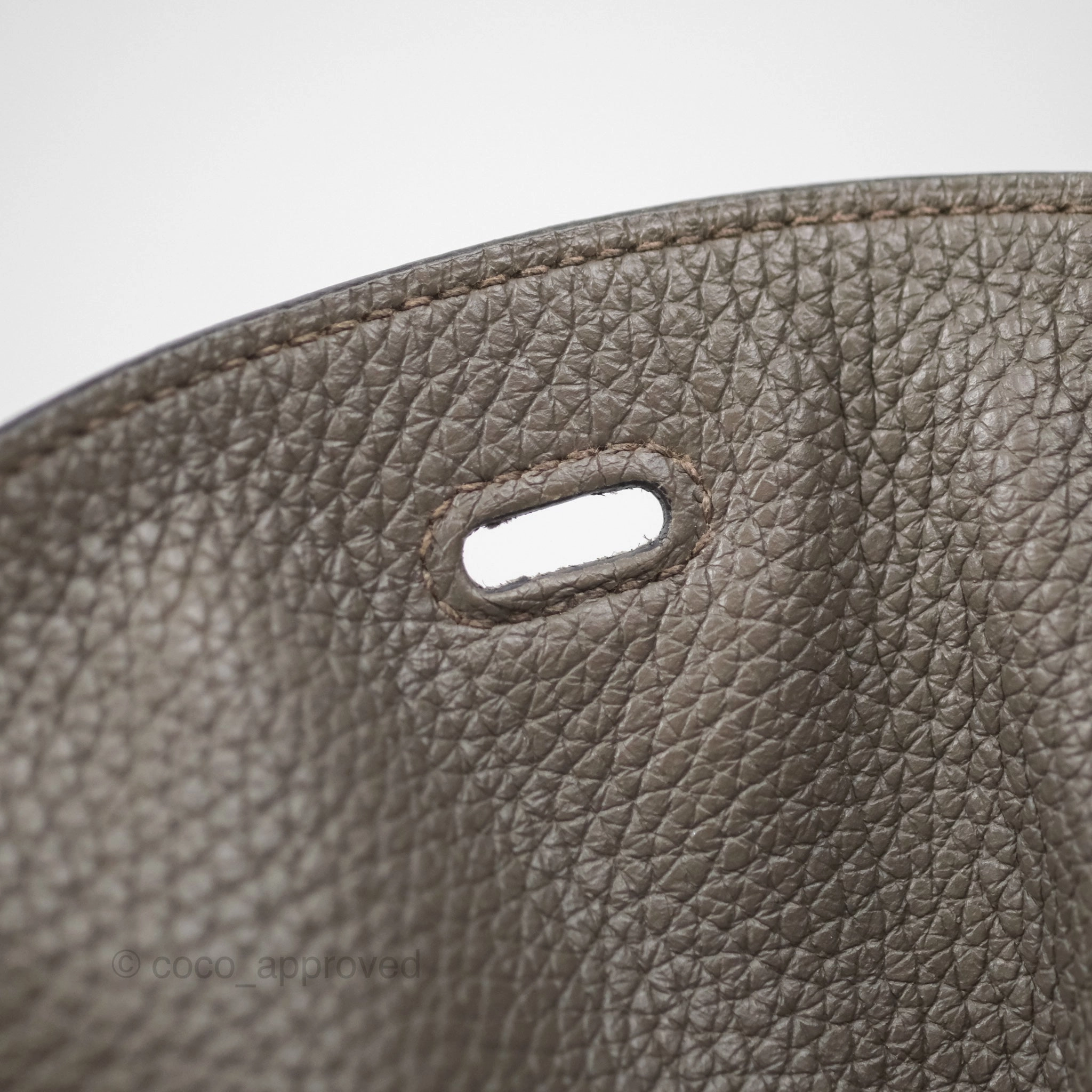 Herms Lindy 26 Etain 8F Clemence Palladium Hardware