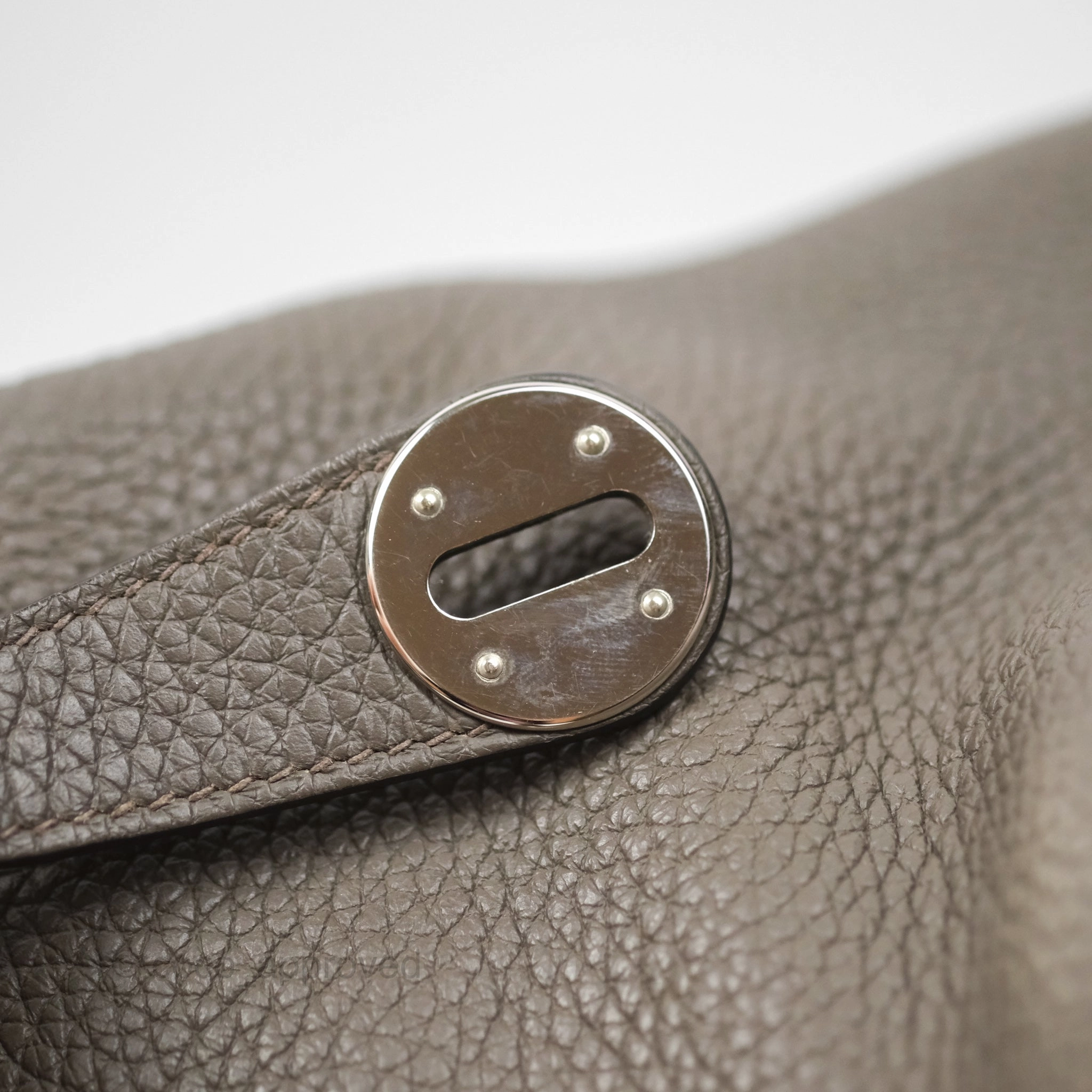 Herms Lindy 26 Etain 8F Clemence Palladium Hardware