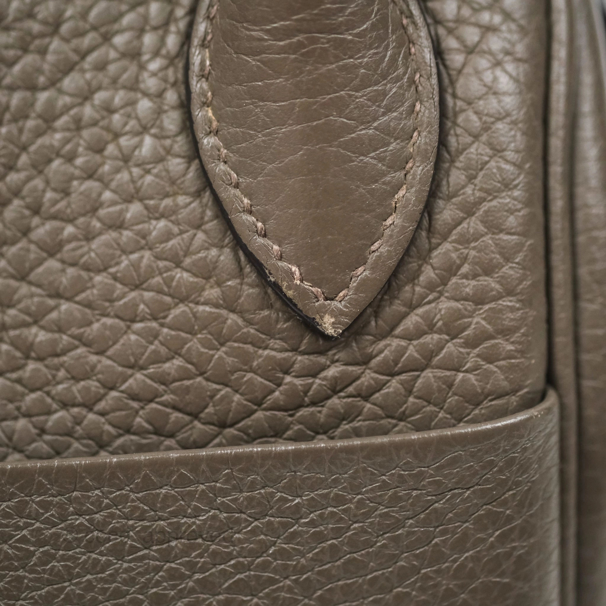 Herms Lindy 26 Etain 8F Clemence Palladium Hardware