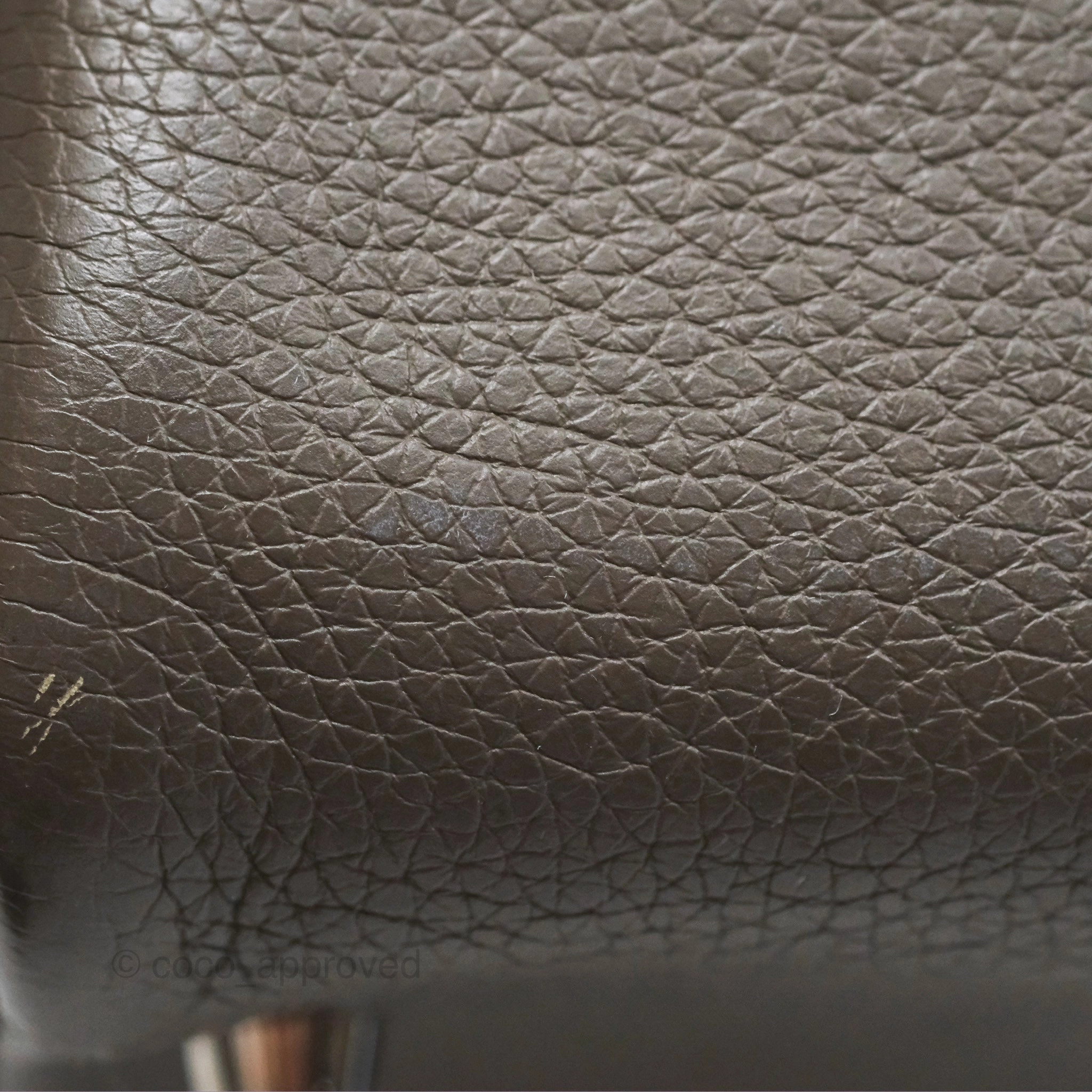 Herms Lindy 26 Etain 8F Clemence Palladium Hardware