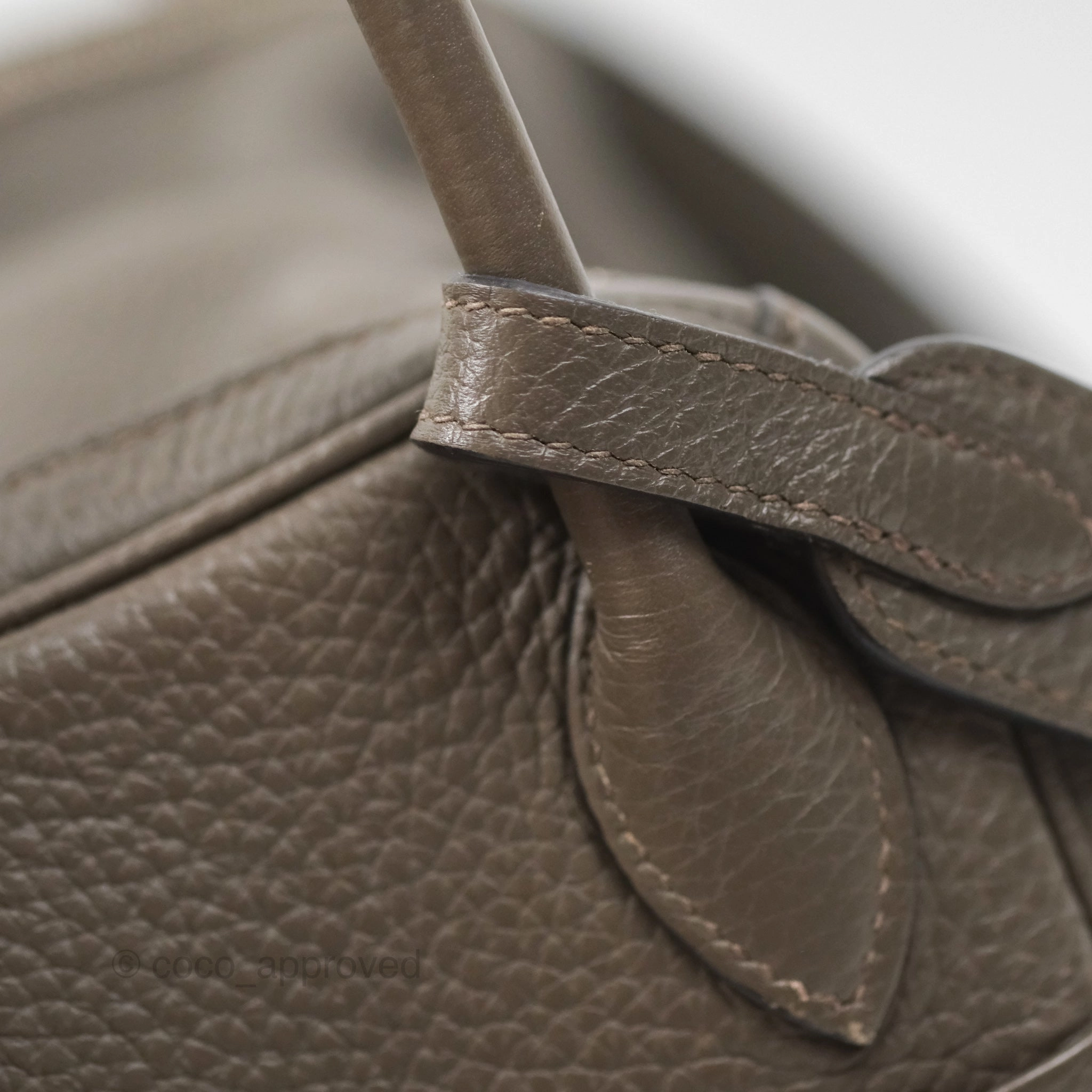 Herms Lindy 26 Etain 8F Clemence Palladium Hardware