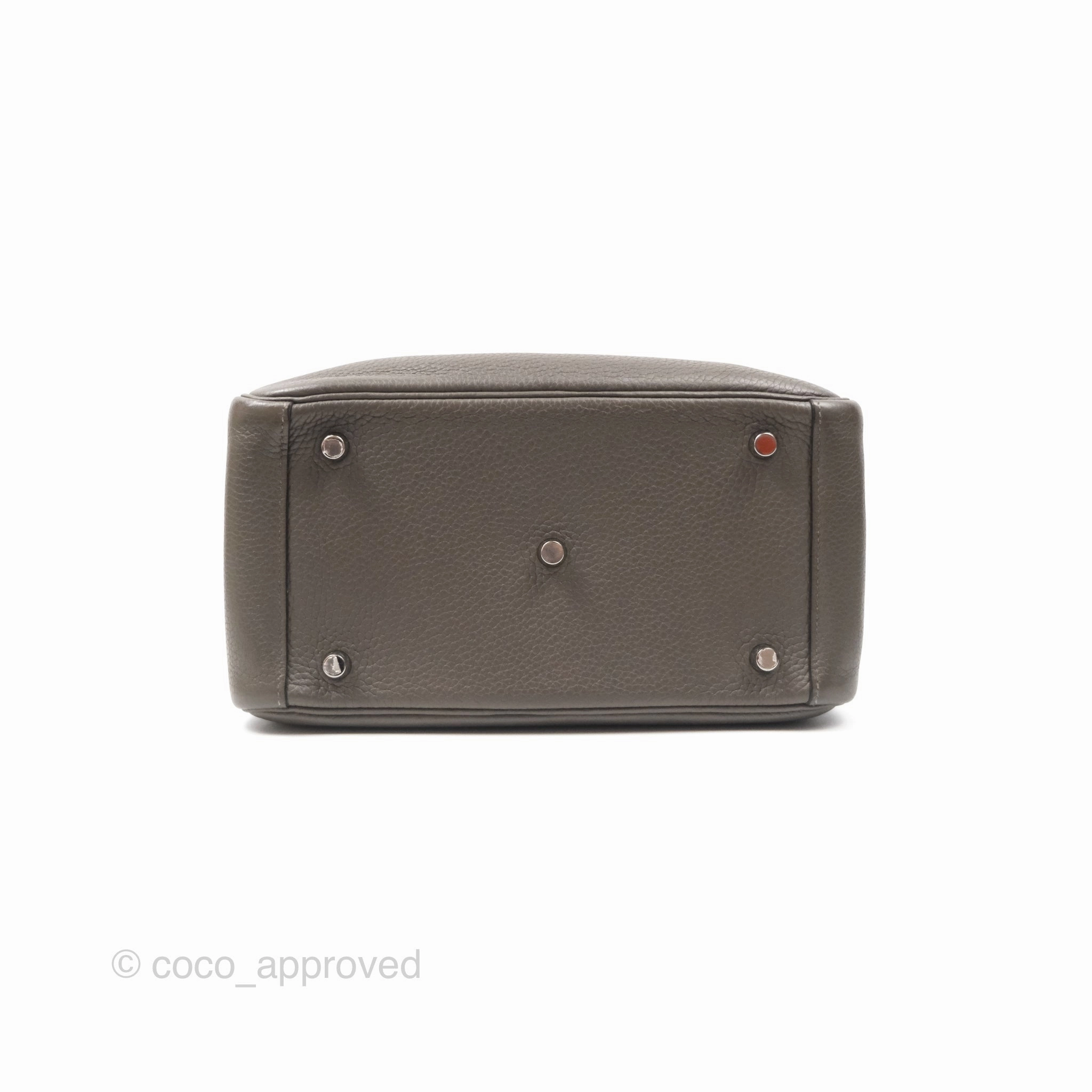 Herms Lindy 26 Etain 8F Clemence Palladium Hardware