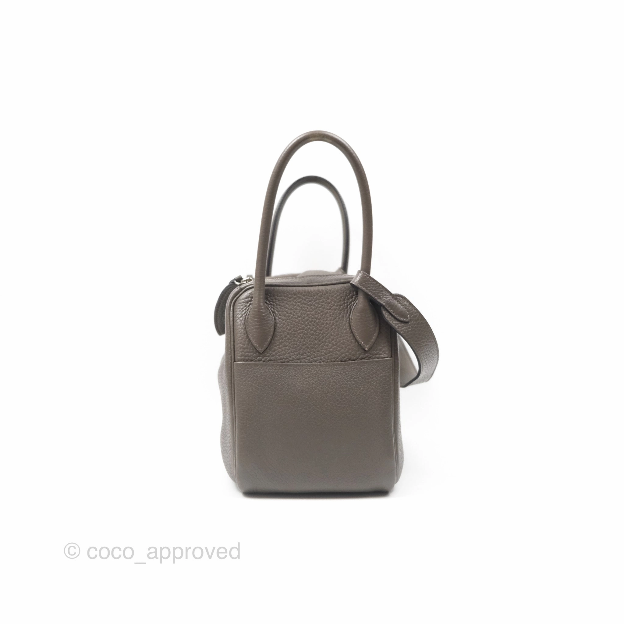 Herms Lindy 26 Etain 8F Clemence Palladium Hardware