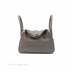 Herms Lindy 26 Etain 8F Clemence Palladium Hardware