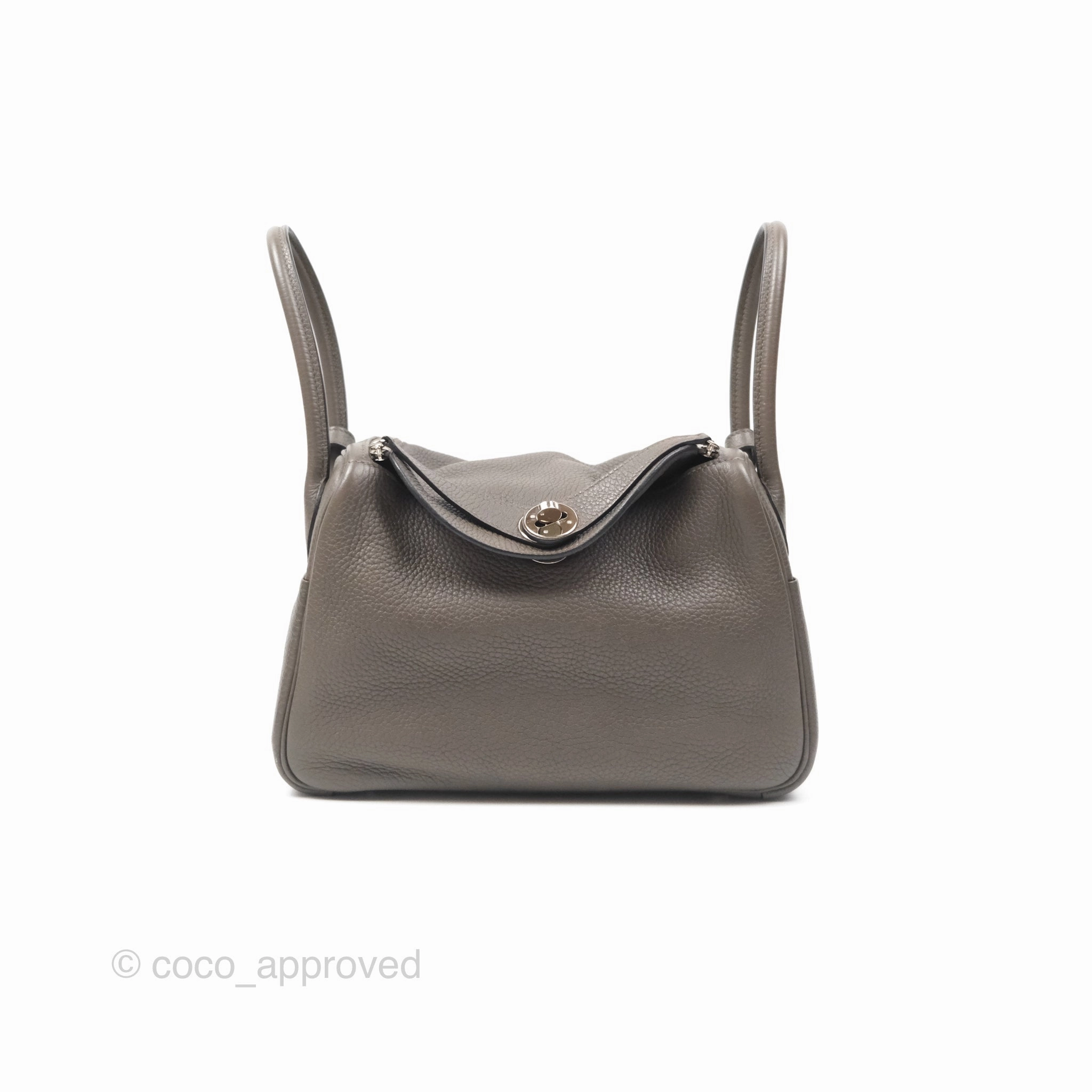 Herms Lindy 26 Etain 8F Clemence Palladium Hardware