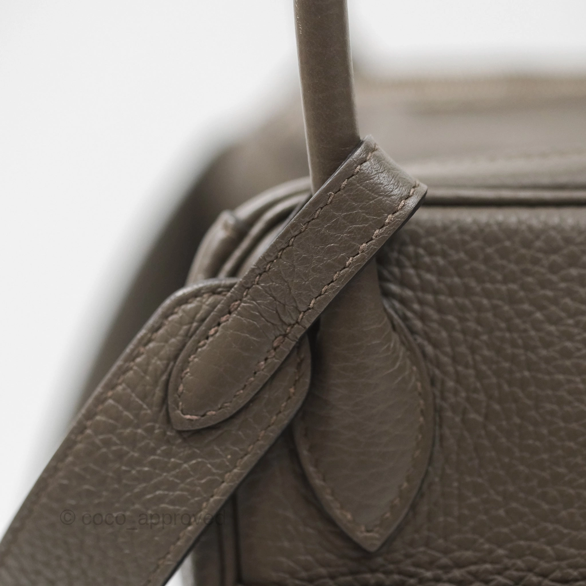 Herms Lindy 26 Etain 8F Clemence Palladium Hardware