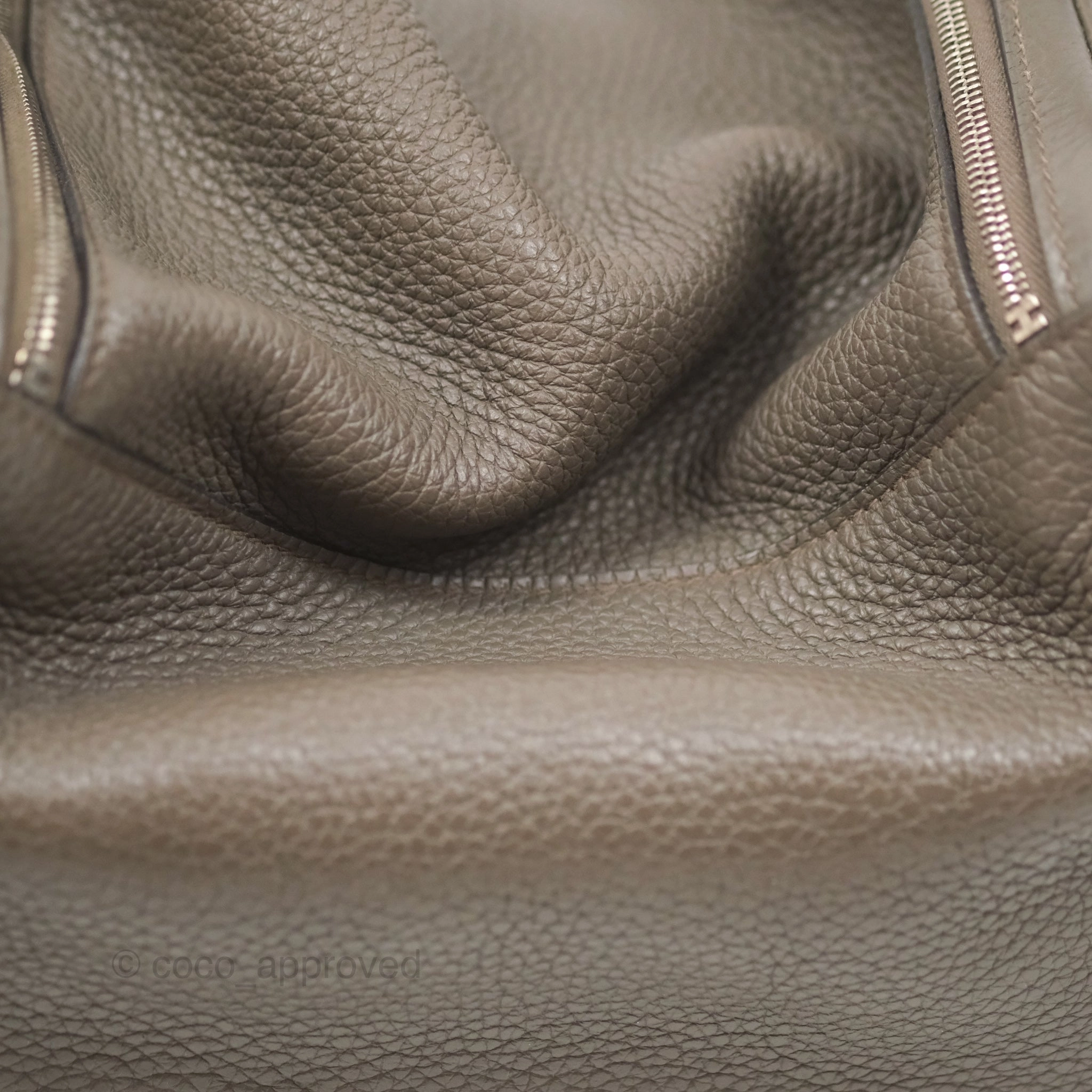 Herms Lindy 26 Etain 8F Clemence Palladium Hardware