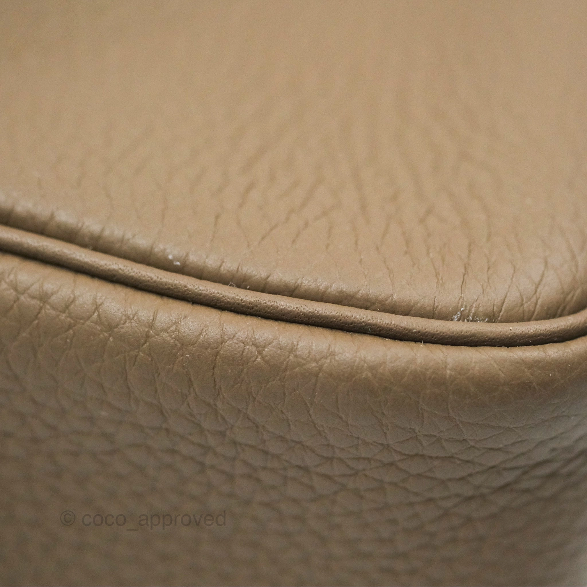 Herms Lindy 26 Etoupe Clemence Gold Hardware
