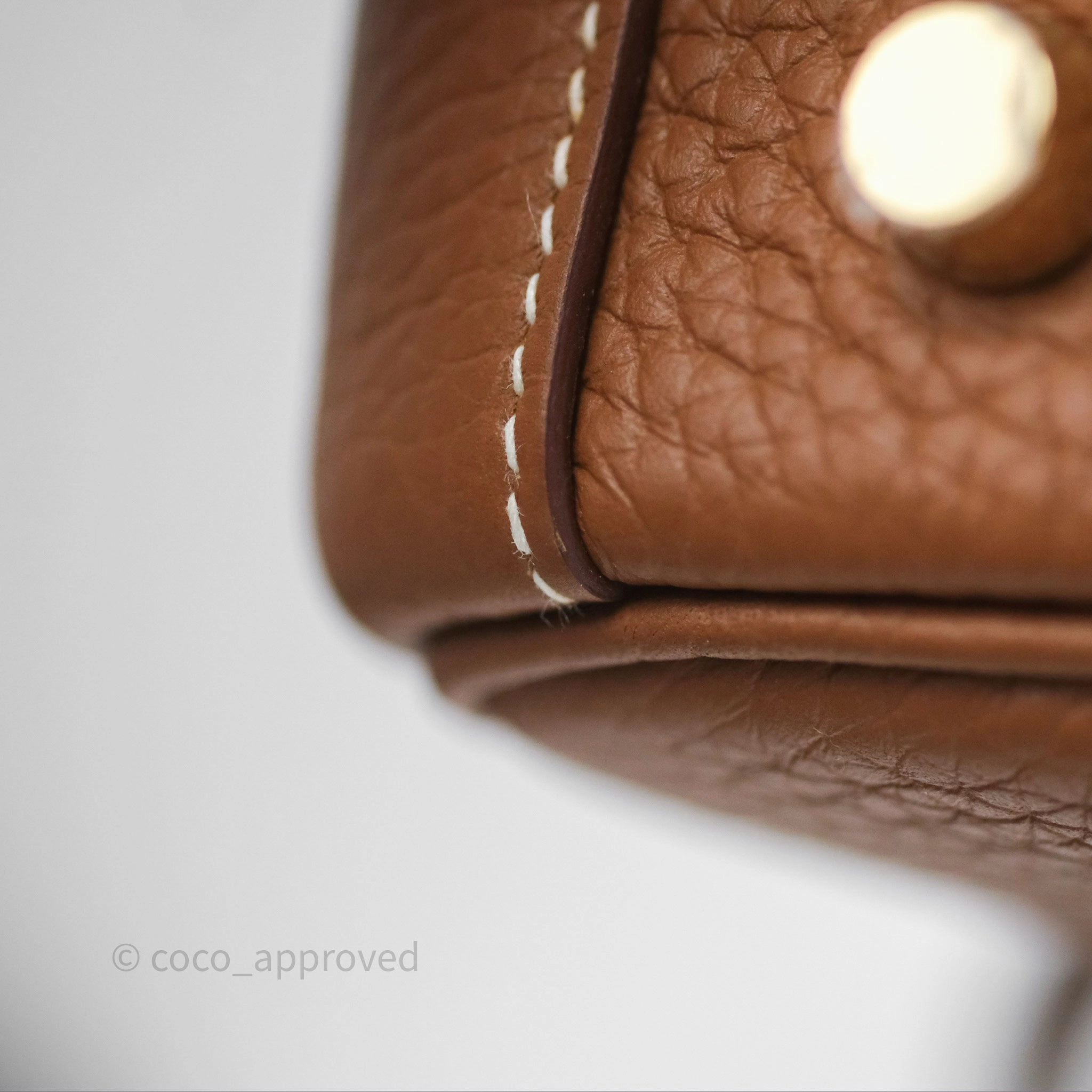 Herms Lindy 26 Gold 37 Clemence Gold Hardware