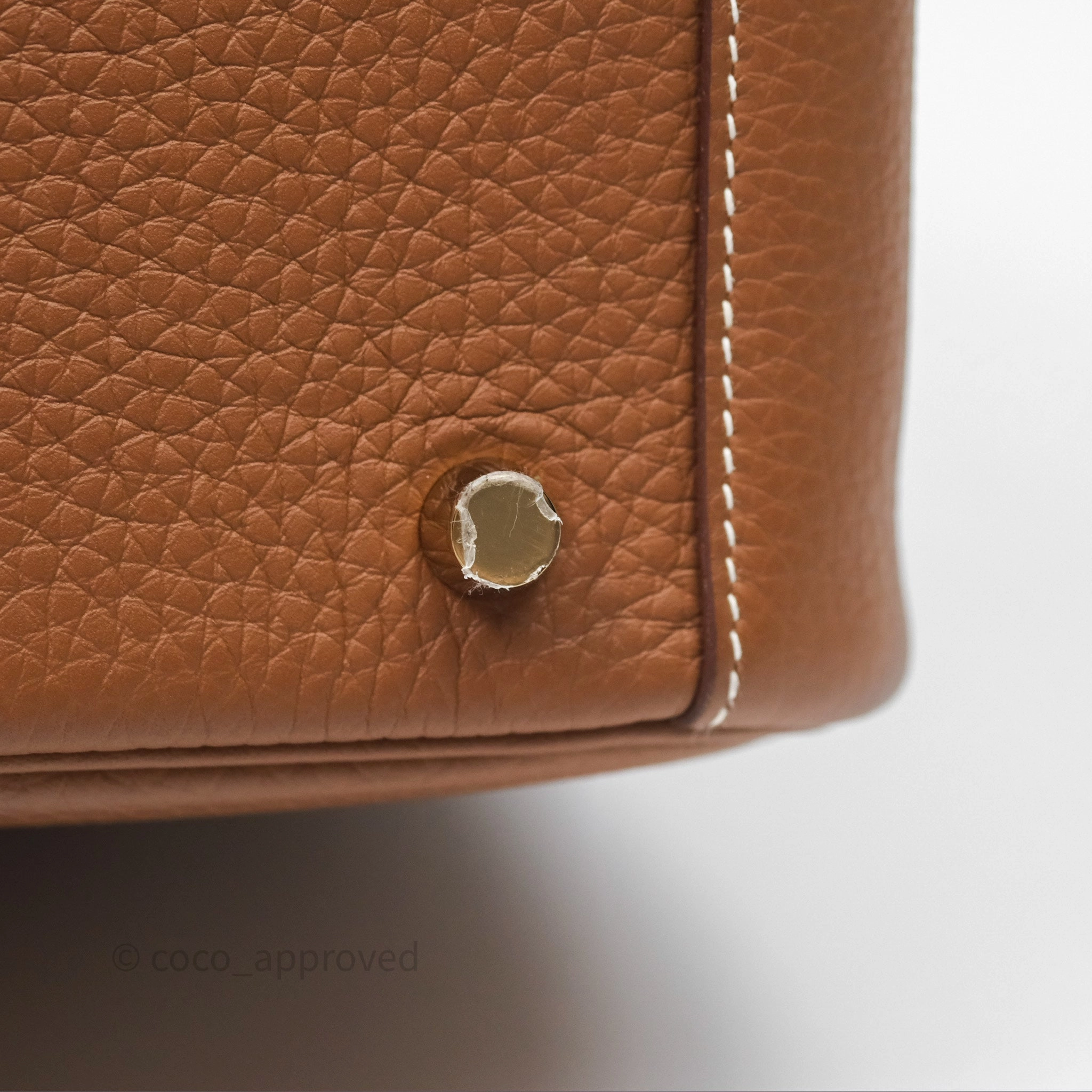 Herms Lindy 26 Gold 37 Clemence Gold Hardware