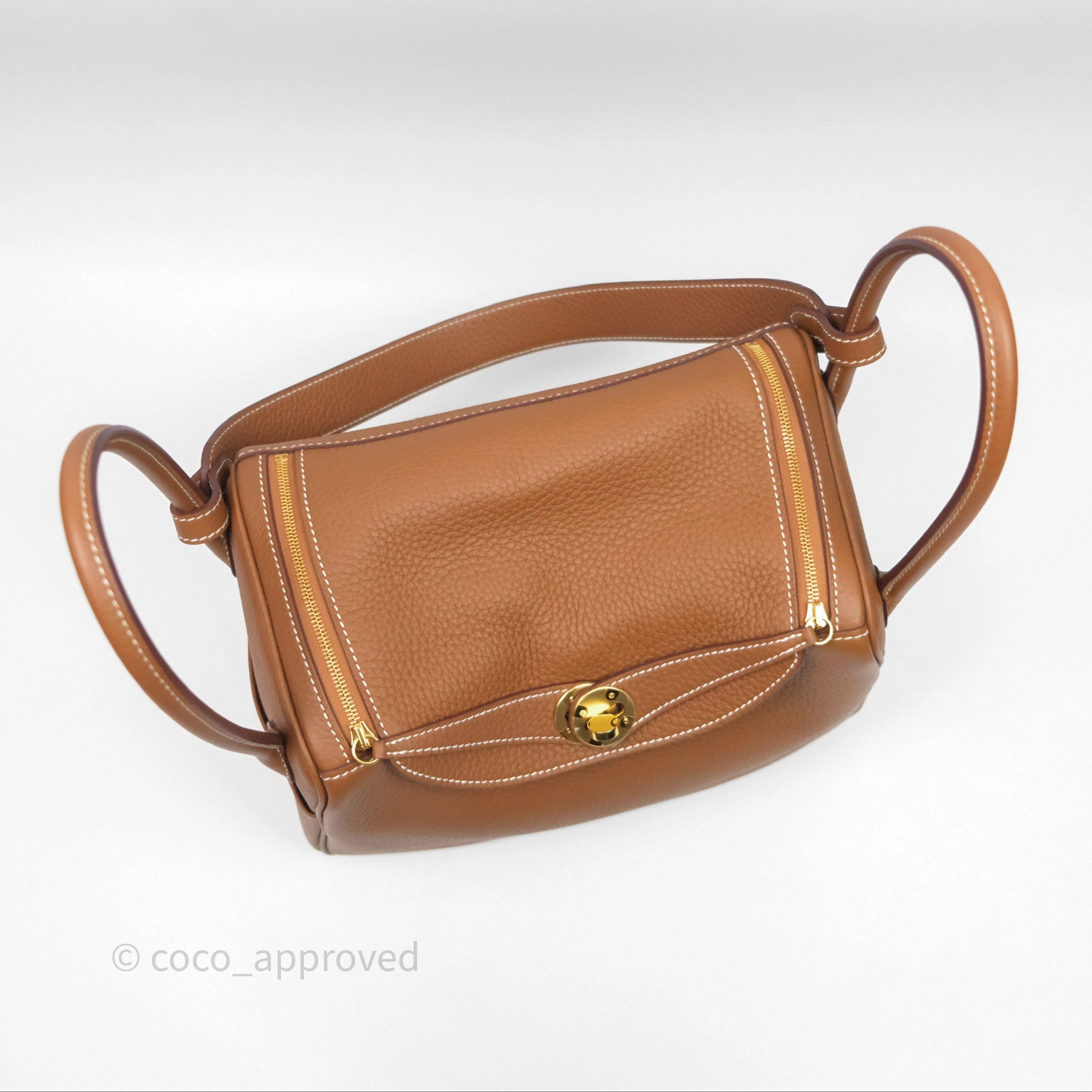 Herms Lindy 26 Gold 37 Clemence Gold Hardware