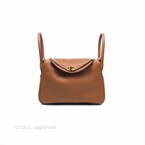 Herms Lindy 26 Gold 37 Clemence Gold Hardware