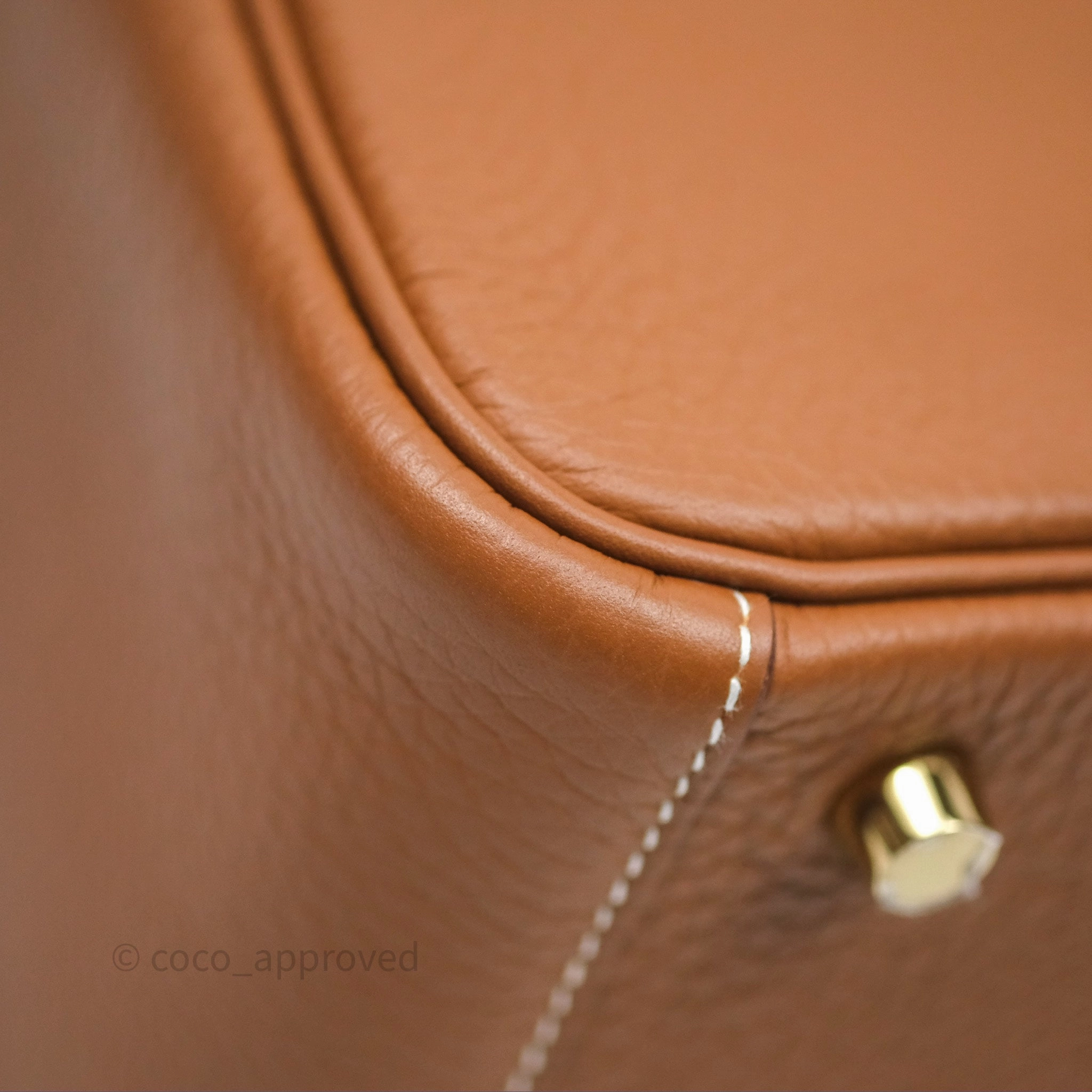 Herms Lindy 26 Gold 37 Clemence Gold Hardware