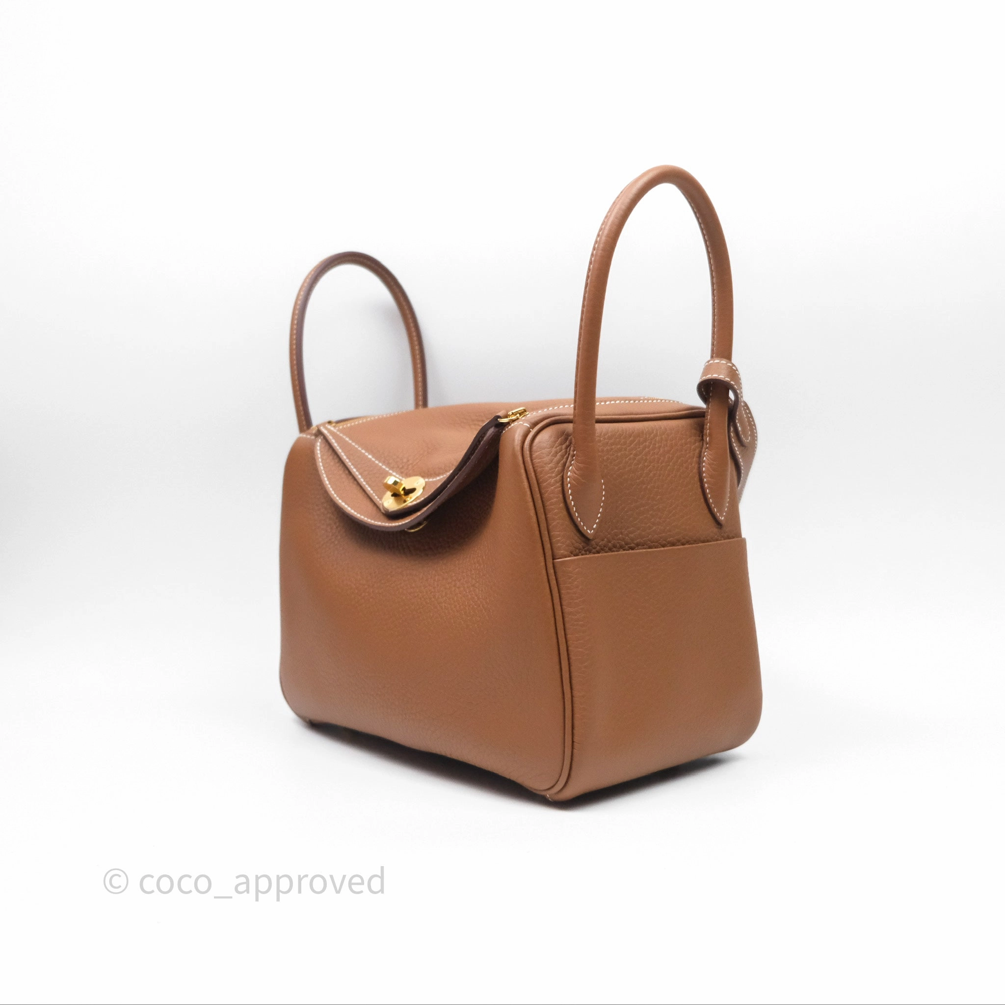 Herms Lindy 26 Gold 37 Clemence Gold Hardware