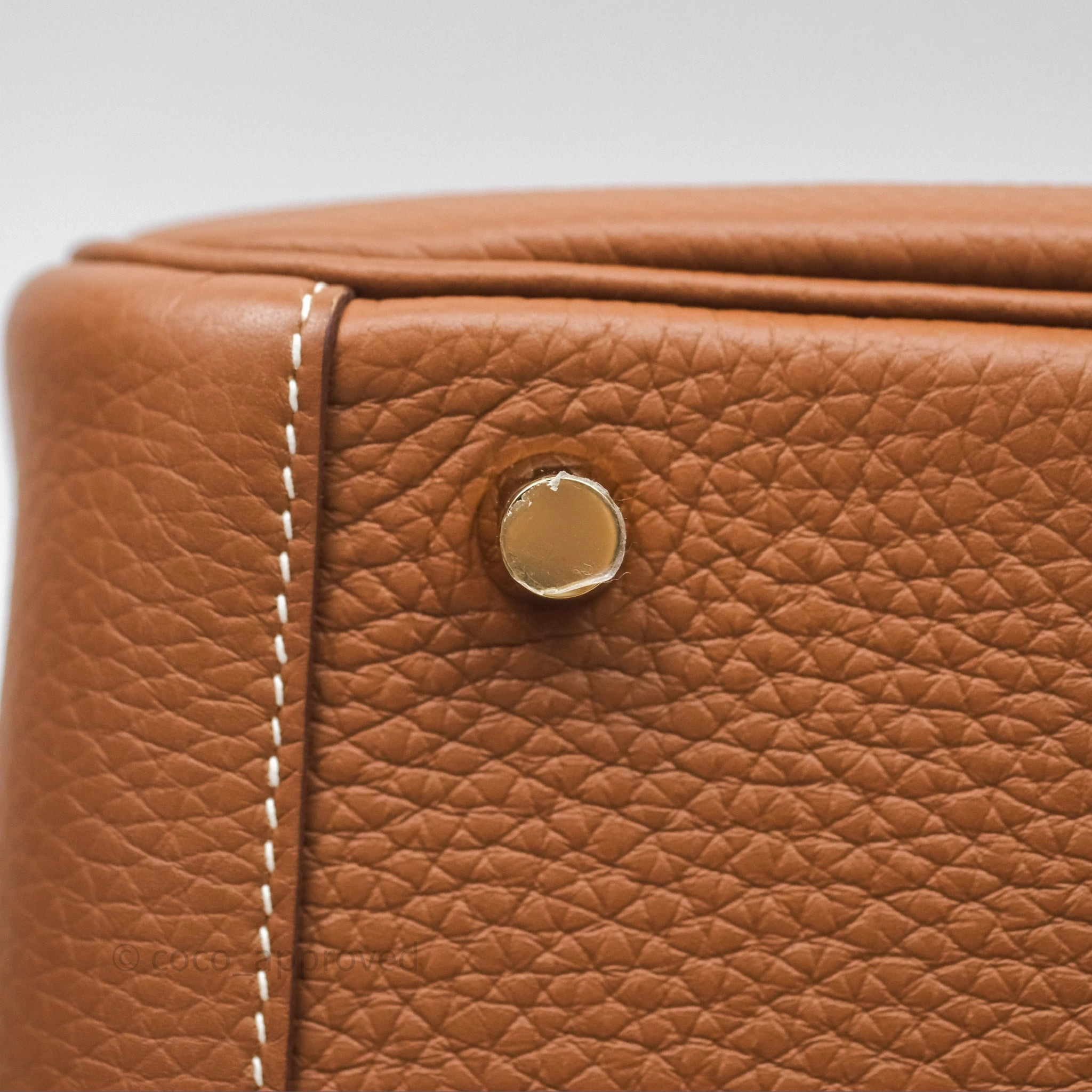 Herms Lindy 26 Gold 37 Clemence Gold Hardware