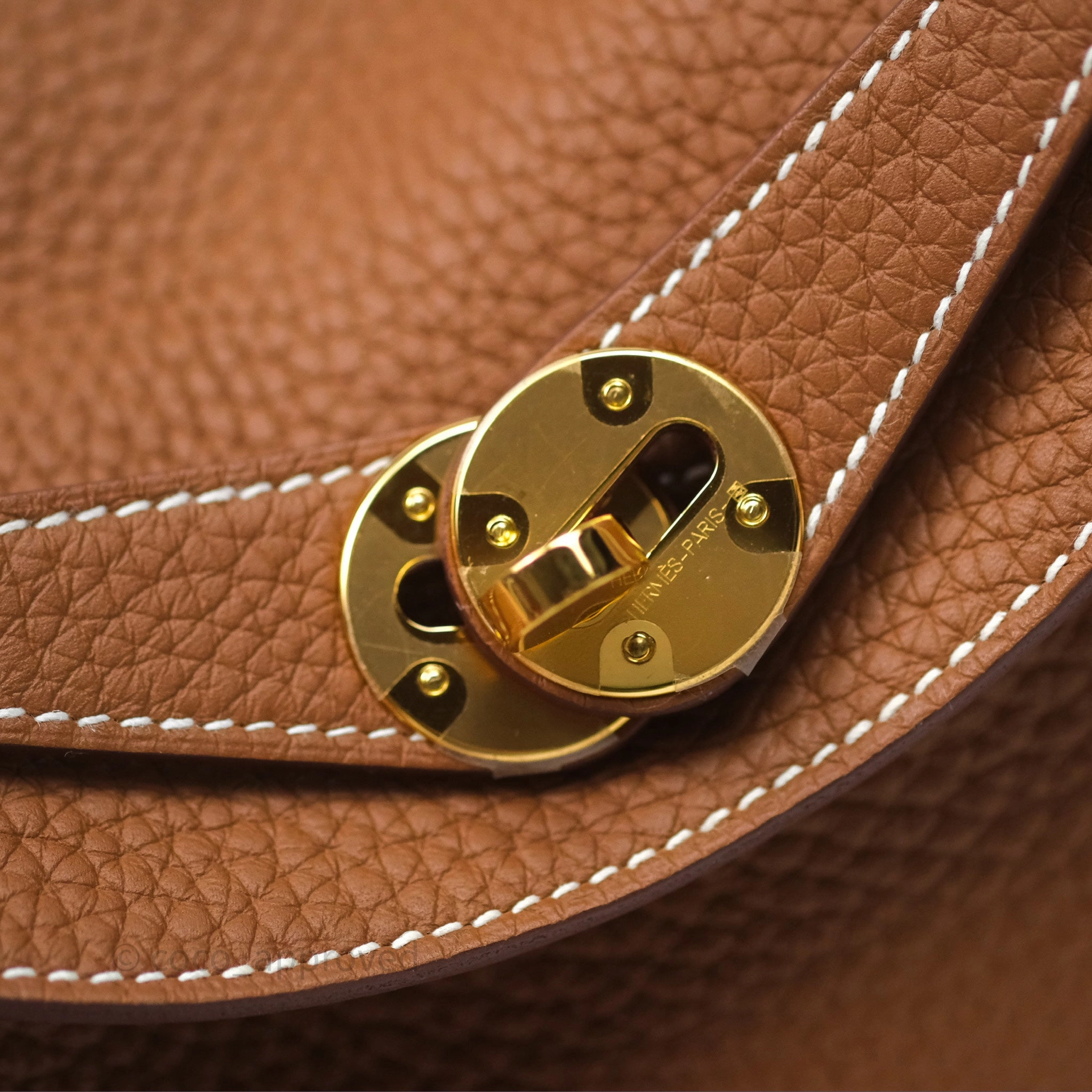 Herms Lindy 26 Gold 37 Clemence Gold Hardware