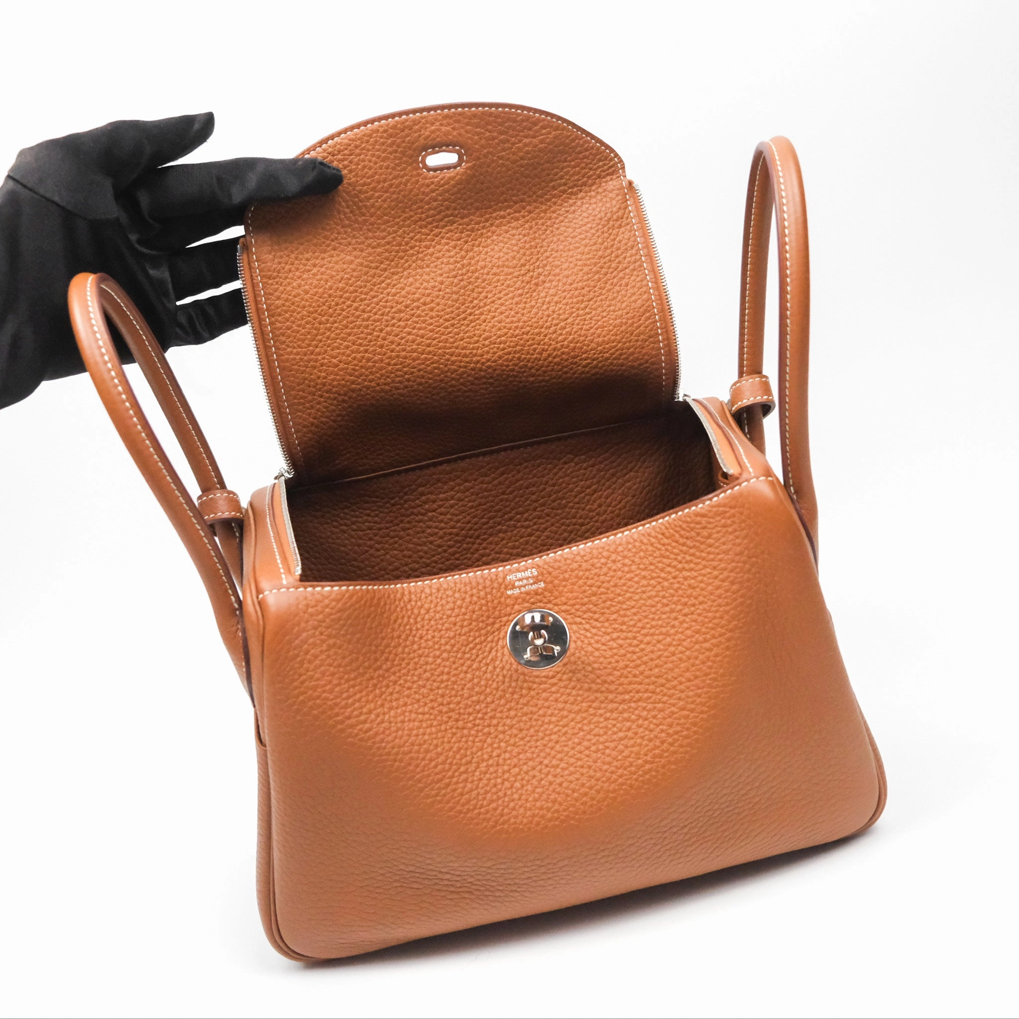 Herms Lindy 26 Gold Clemence Palladium Hardware