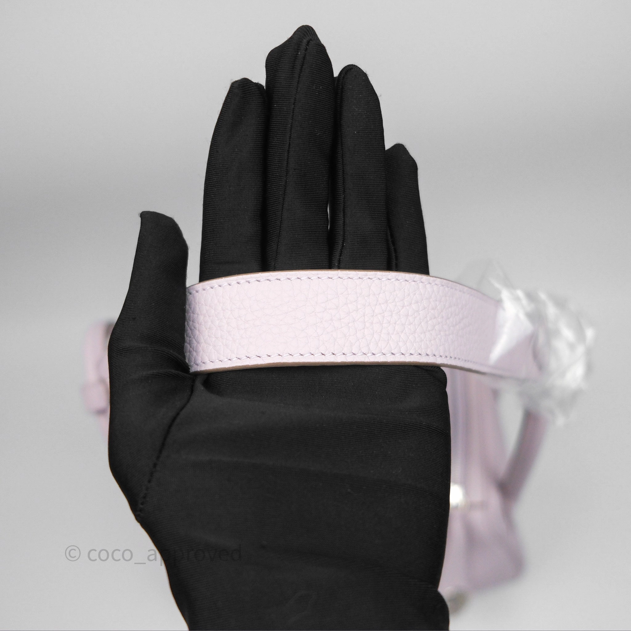 Herms Lindy 26 Mauve Pale 09 Clemence Palladium Hardware