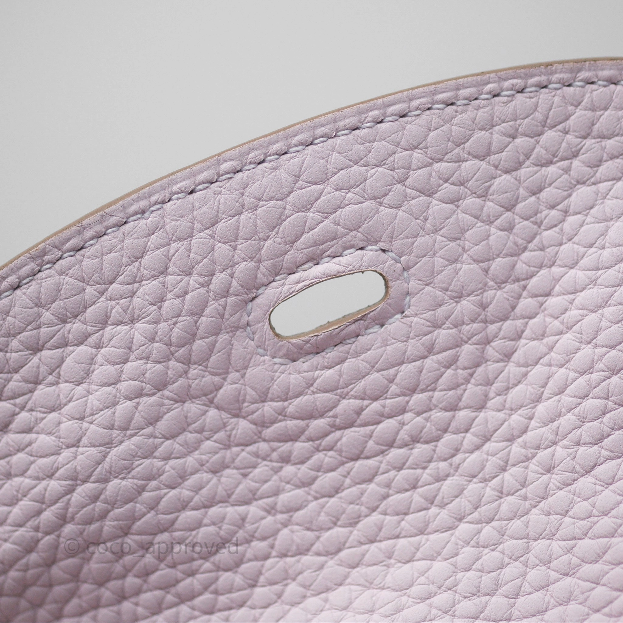 Herms Lindy 26 Mauve Pale 09 Clemence Palladium Hardware