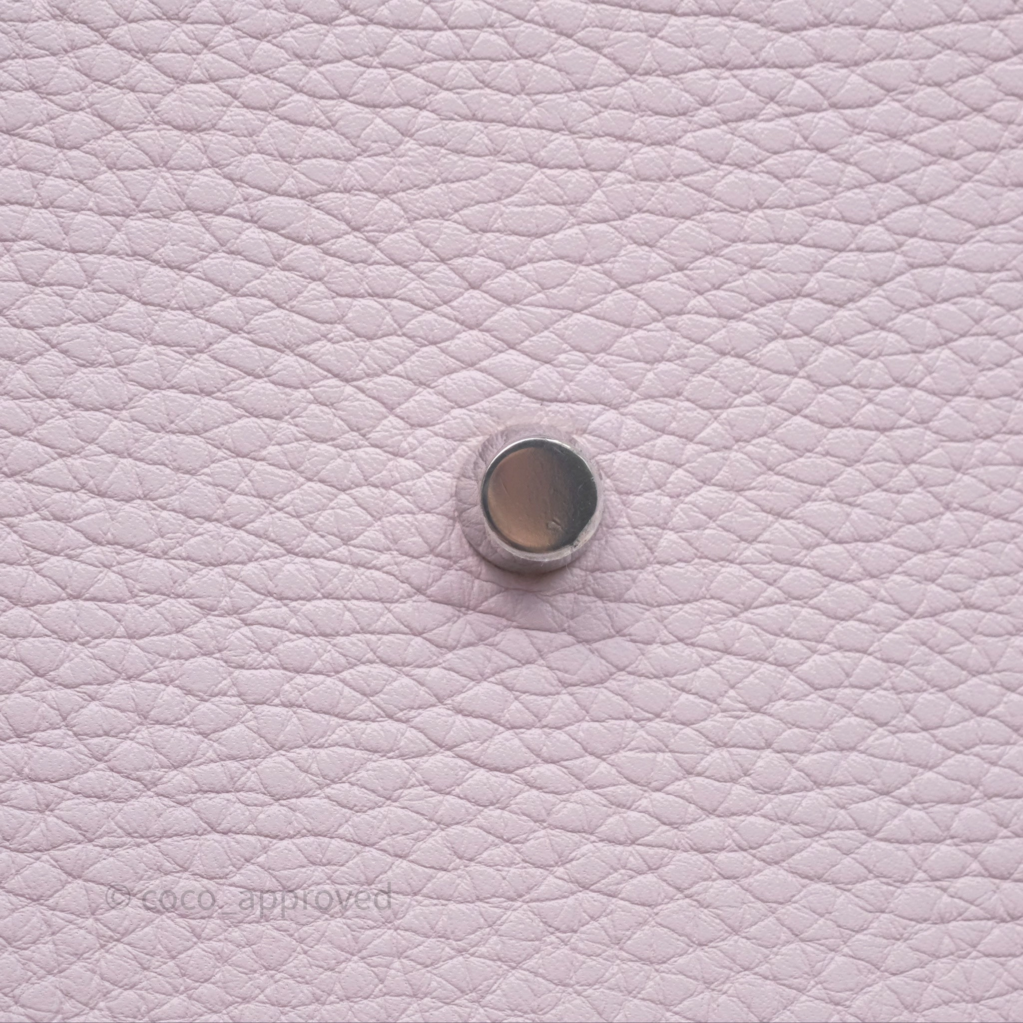 Herms Lindy 26 Mauve Pale 09/Nata I2 Clemence Palladium Hardware