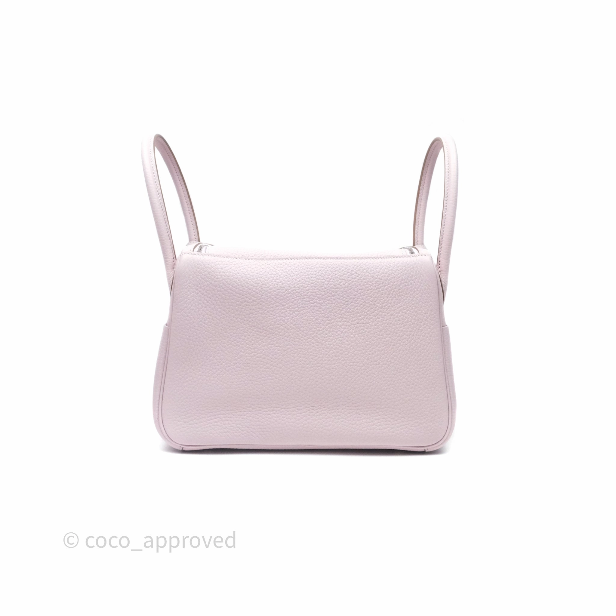 Herms Lindy 26 Mauve Pale 09/Nata I2 Clemence Palladium Hardware
