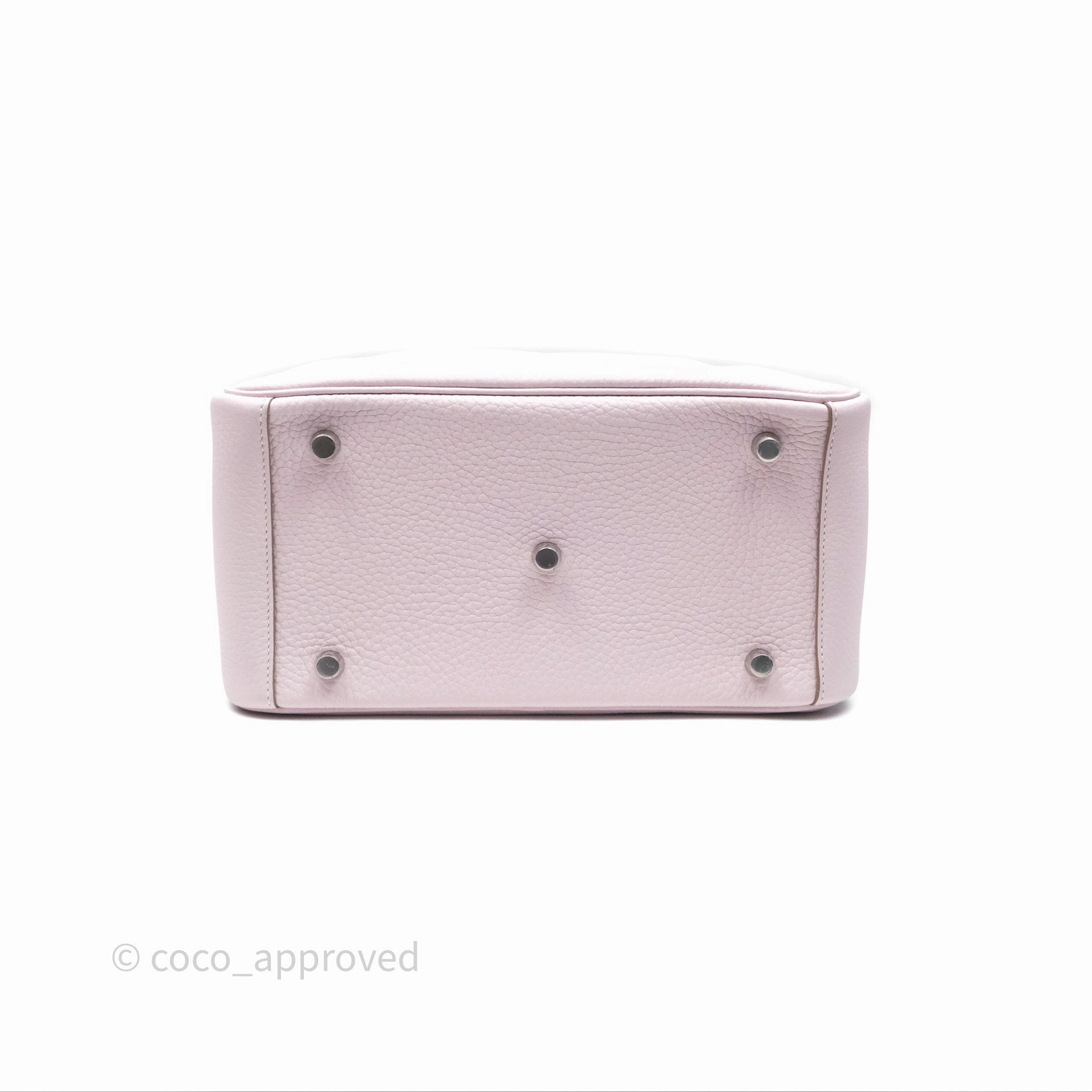 Herms Lindy 26 Mauve Pale 09/Nata I2 Clemence Palladium Hardware