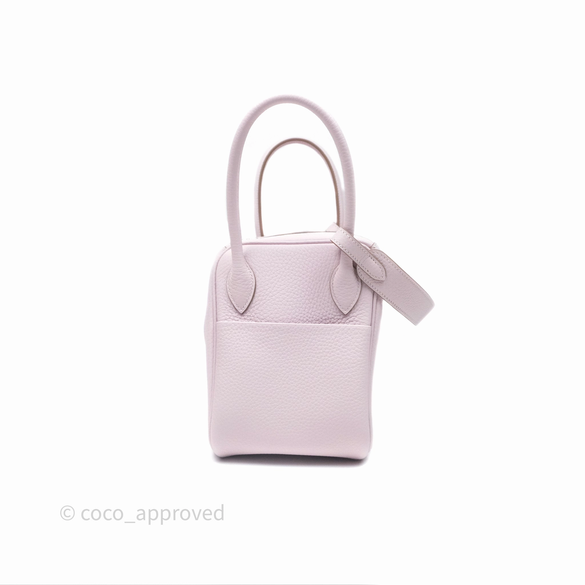 Herms Lindy 26 Mauve Pale 09/Nata I2 Clemence Palladium Hardware
