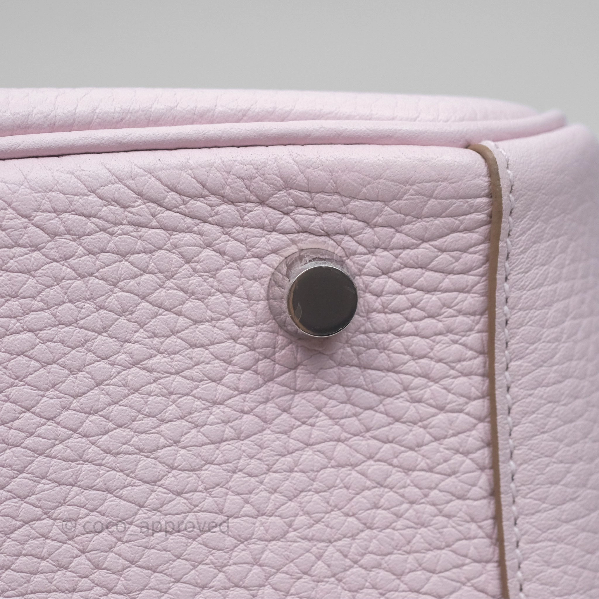 Herms Lindy 26 Mauve Pale 09/Nata I2 Clemence Palladium Hardware