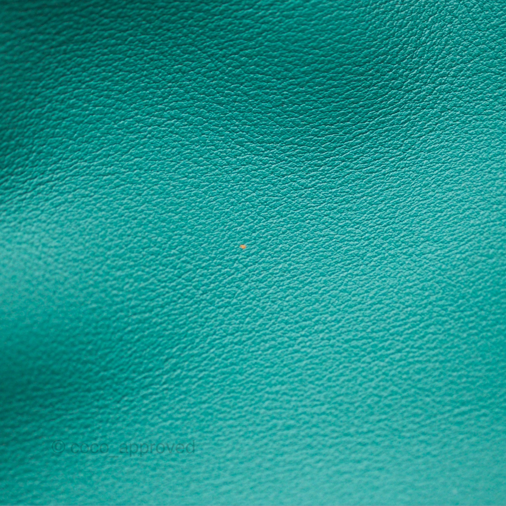 Herms Lindy 26 Vert Rousseau/ Malachite Swift Palladium Hardware