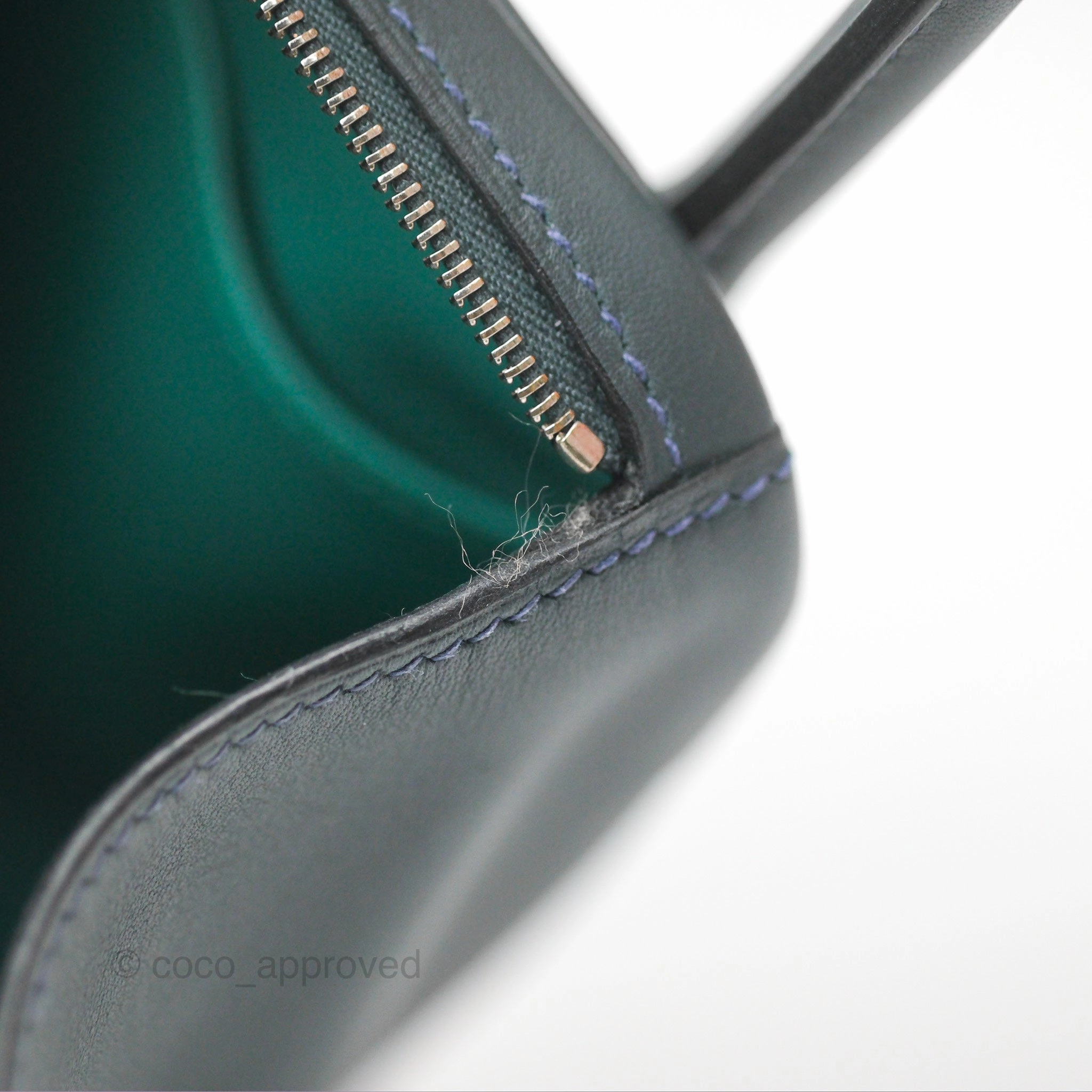 Herms Lindy 26 Vert Rousseau/ Malachite Swift Palladium Hardware
