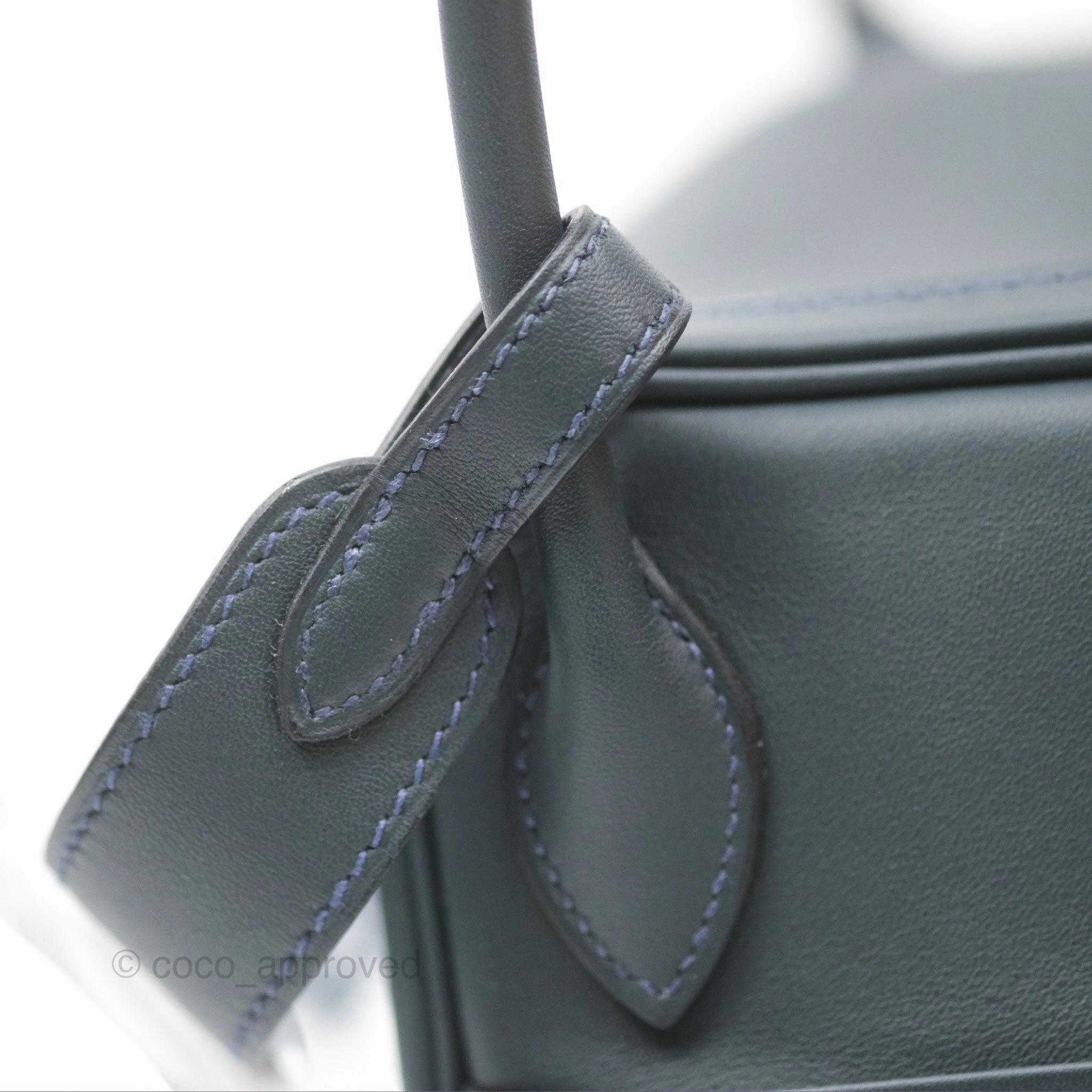 Herms Lindy 26 Vert Rousseau/ Malachite Swift Palladium Hardware