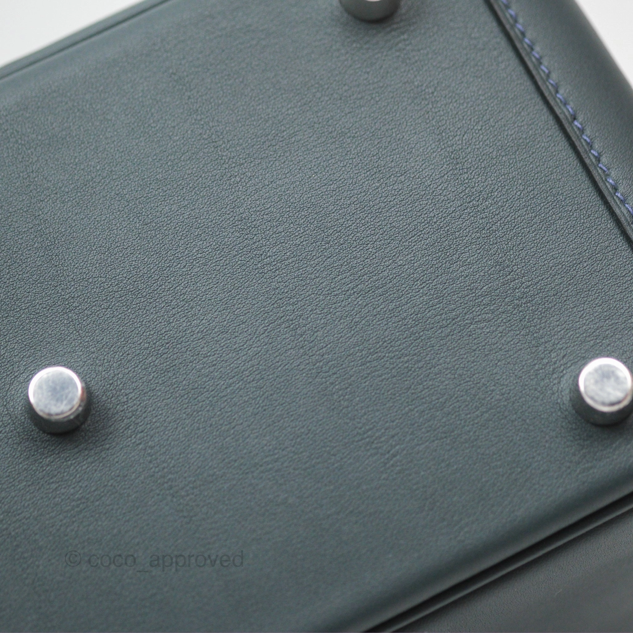 Herms Lindy 26 Vert Rousseau/ Malachite Swift Palladium Hardware