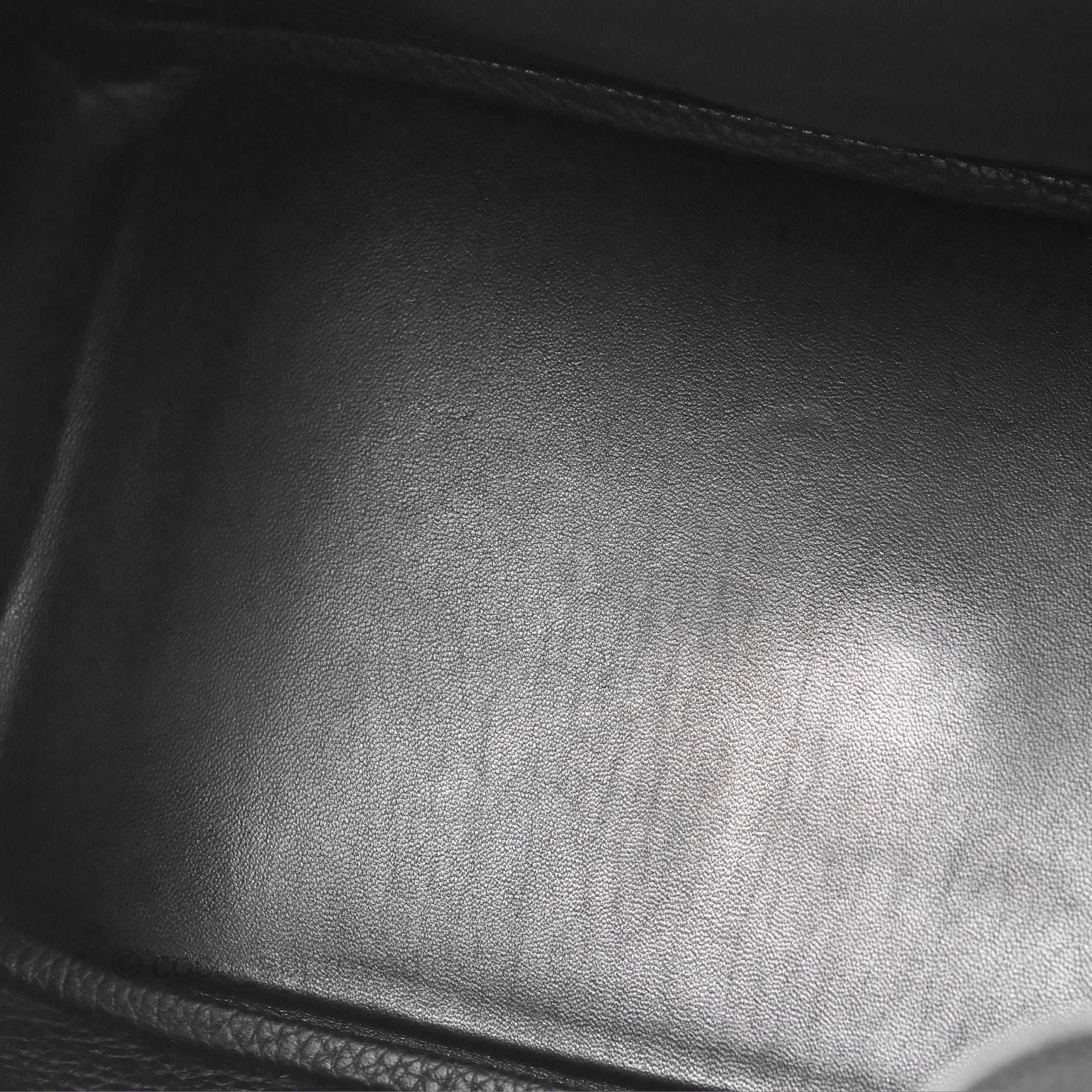 Herms Lindy 30 Black Clemence Palladium Hardware