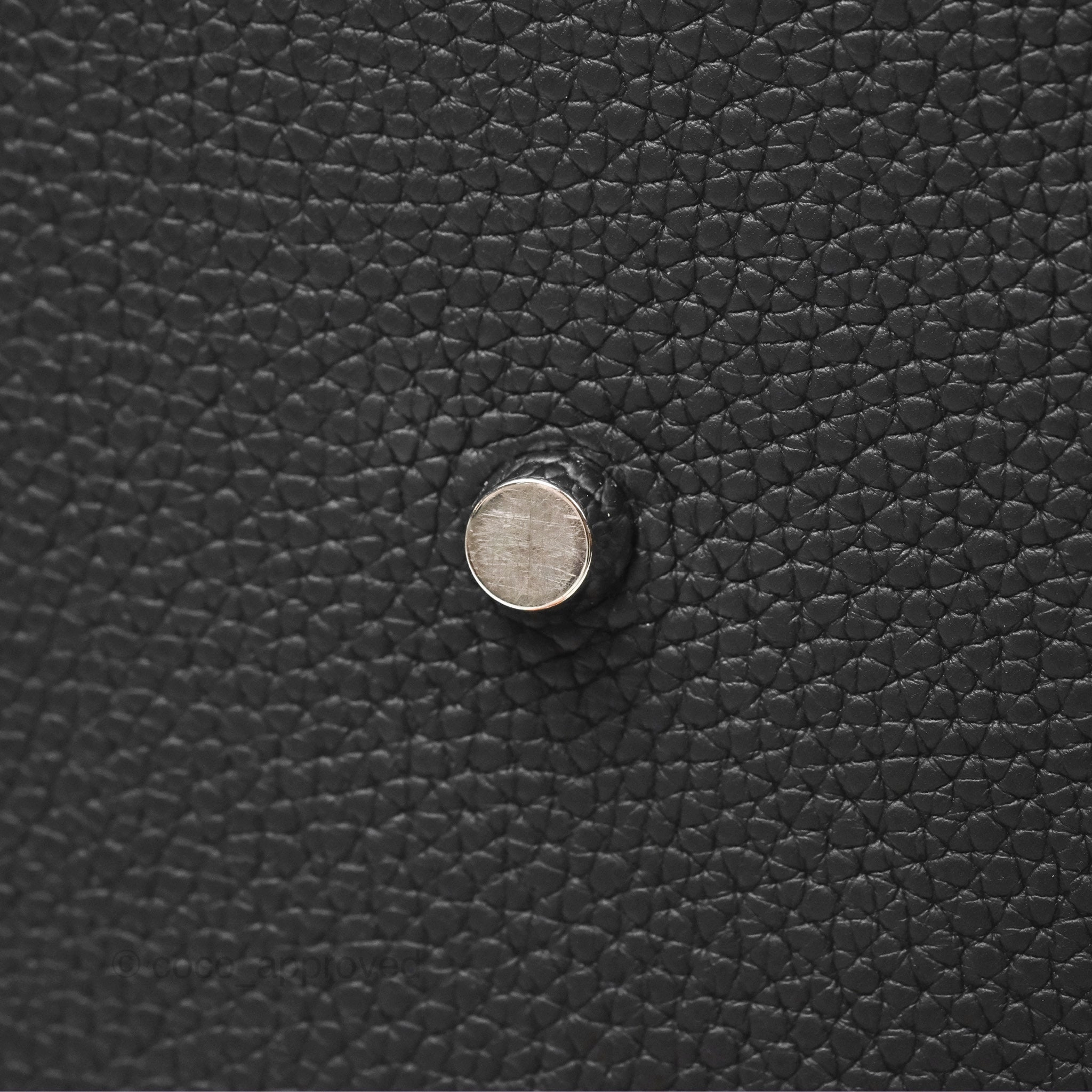 Herms Lindy 30 Black Clemence Palladium Hardware