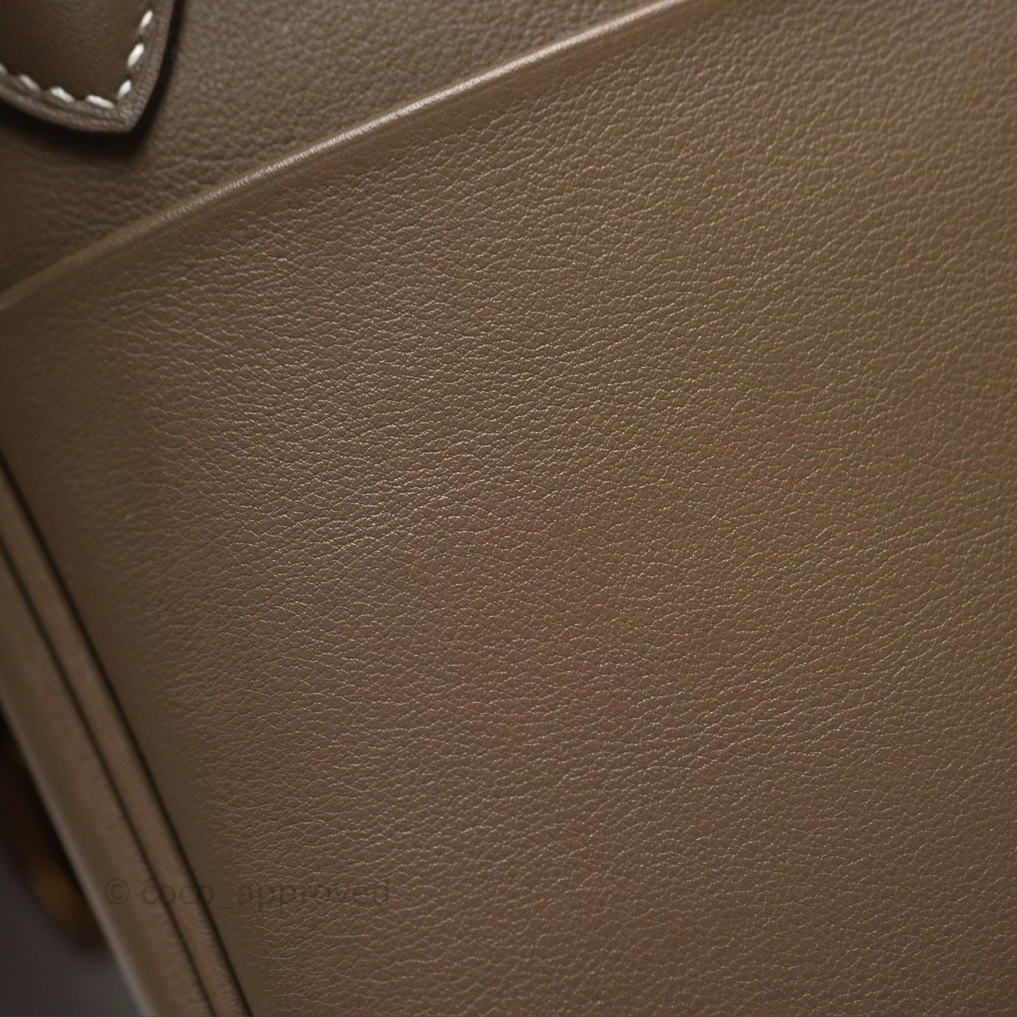 Herms Lindy 30 Etoupe 18 Swift Gold Hardware